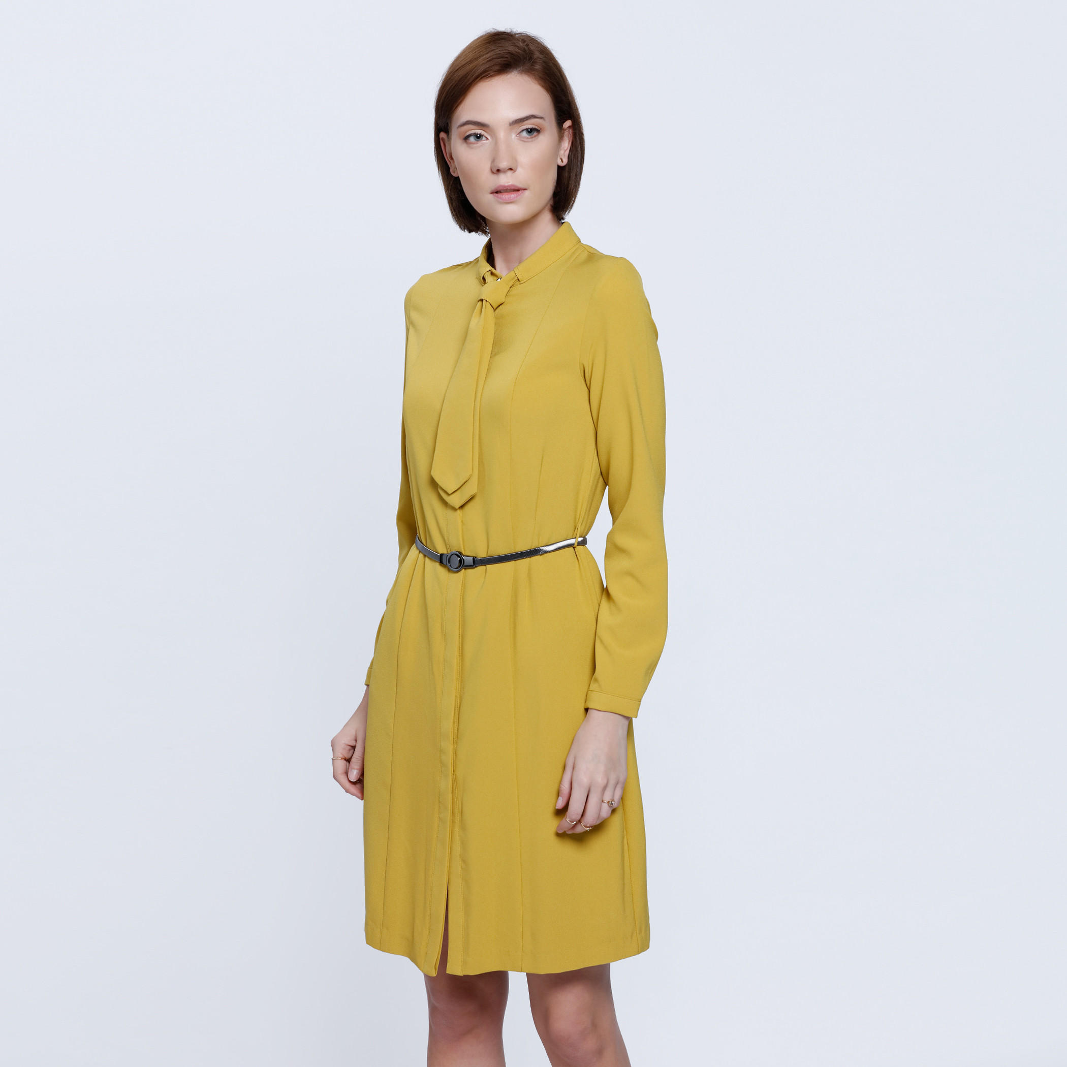 Solid Colour Dress in Regular Fit-women-clothing-dresses-image-1