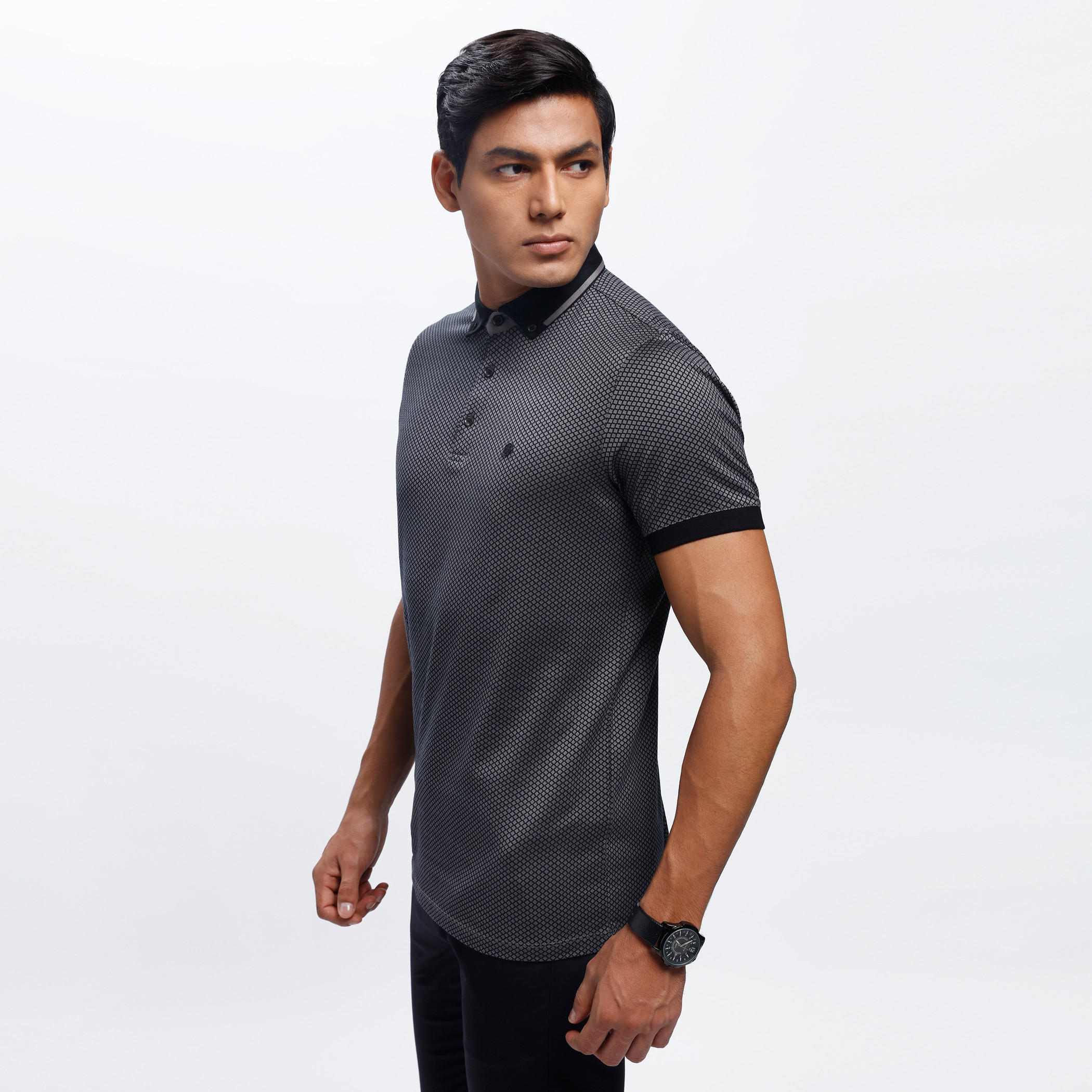 L'HOMME Printed Polo Neck T-Shirt-men-clothing-tshirtsandpolos-polos-image-3