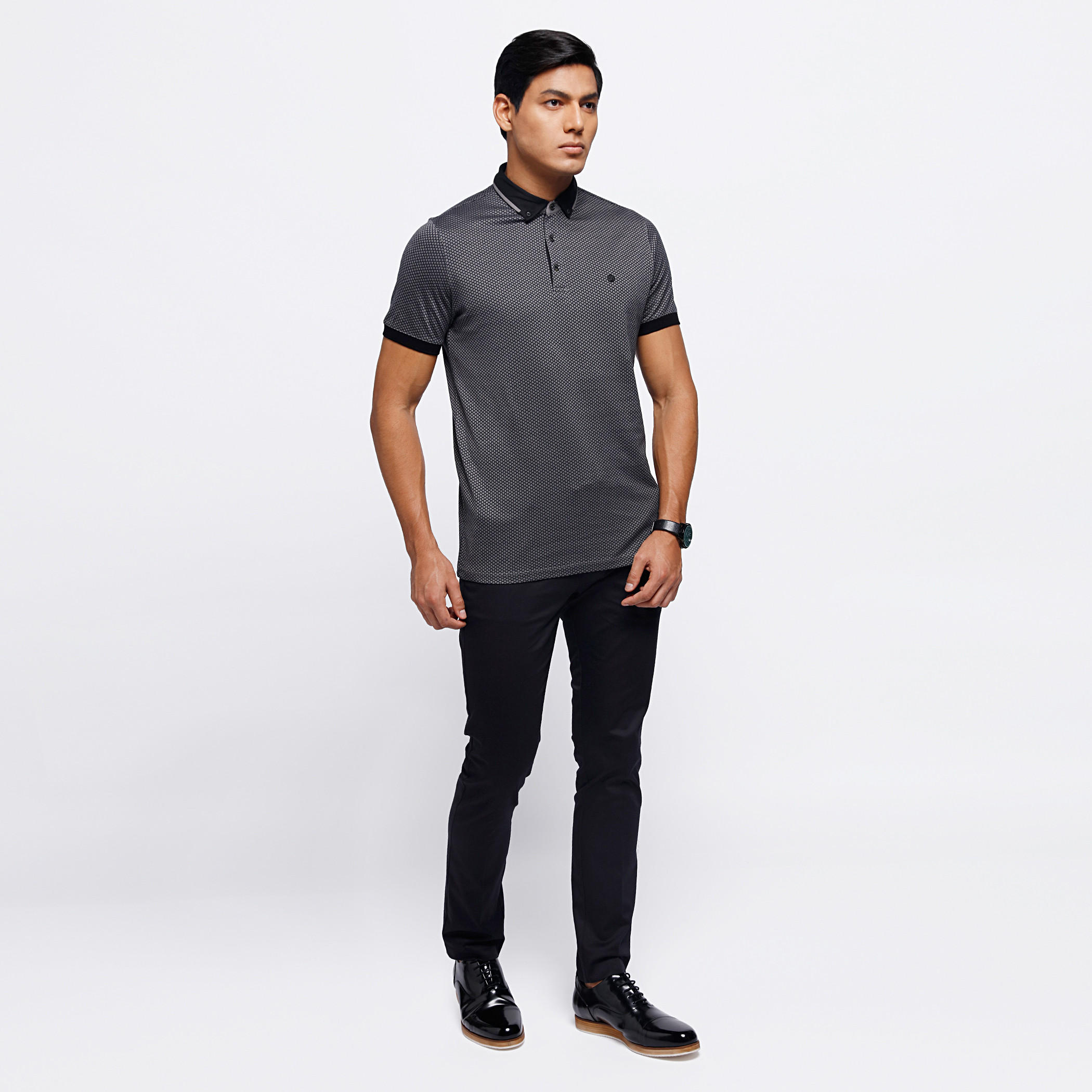 L'HOMME Printed Polo Neck T-Shirt-men-clothing-tshirtsandpolos-polos-image-5