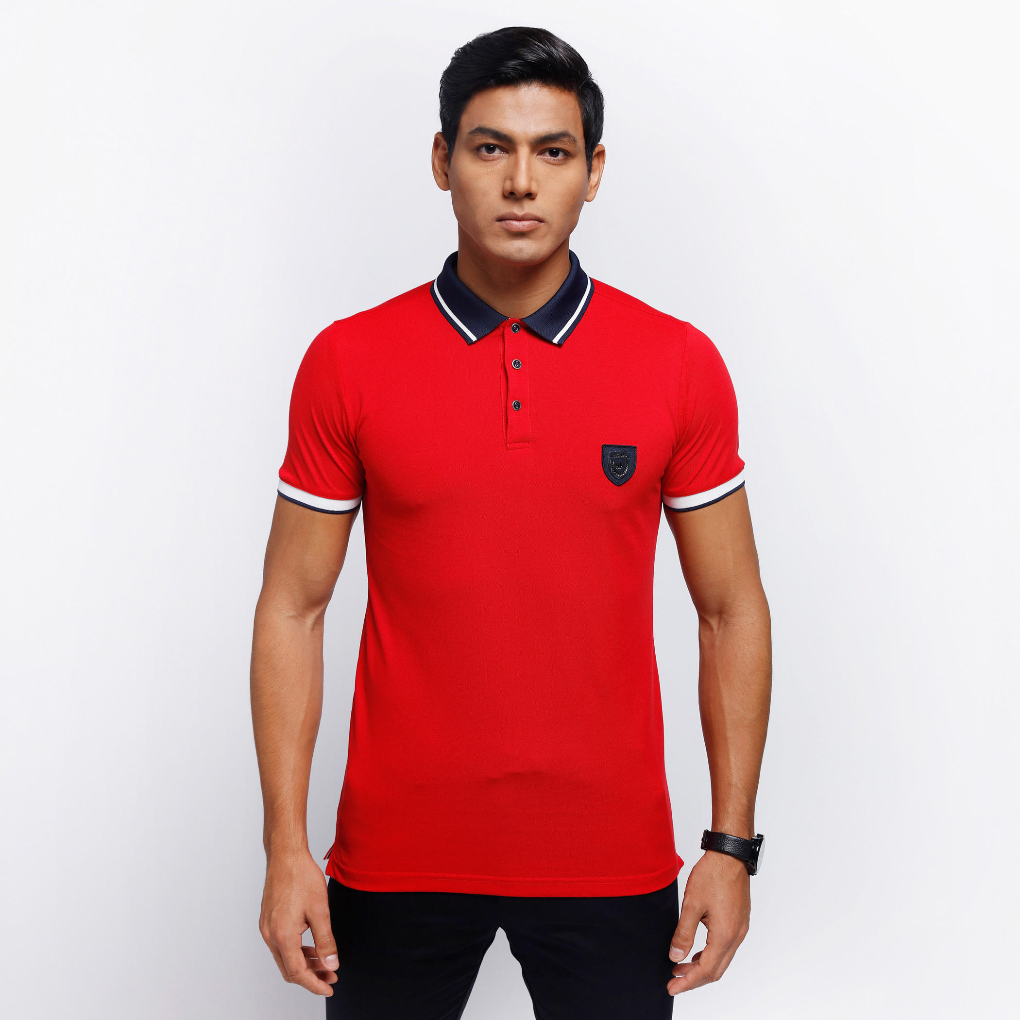 L'HOMME Printed Polo Neck T-Shirt-men-clothing-tshirtsandpolos-polos-image-6