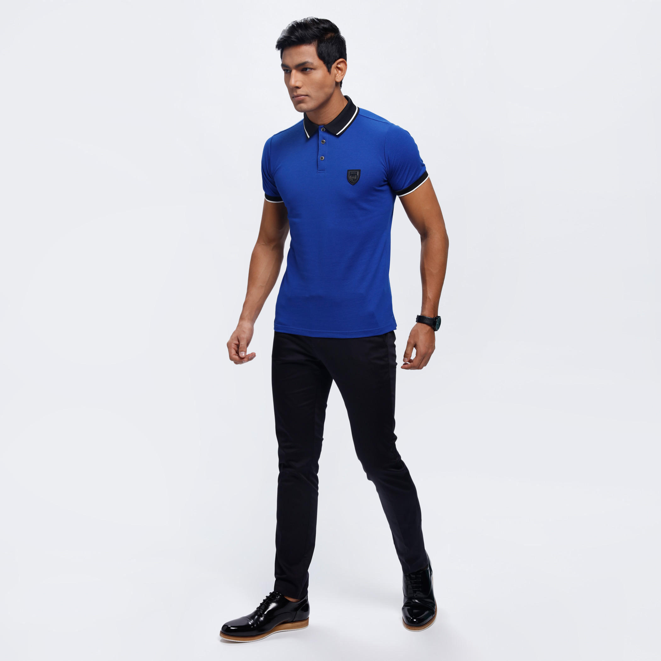 Polo Neck T-Shirt with Short Sleeves-men-clothing-tshirtsandpolos-polos-image-5