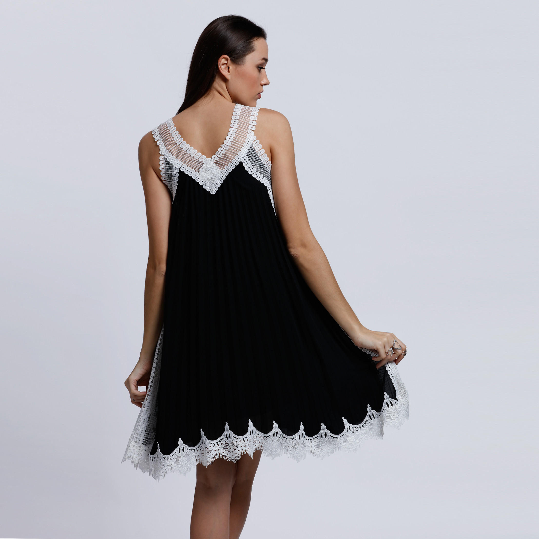 Elle Pleated Dress with Lace Detail-women-clothing-dresses-image-2