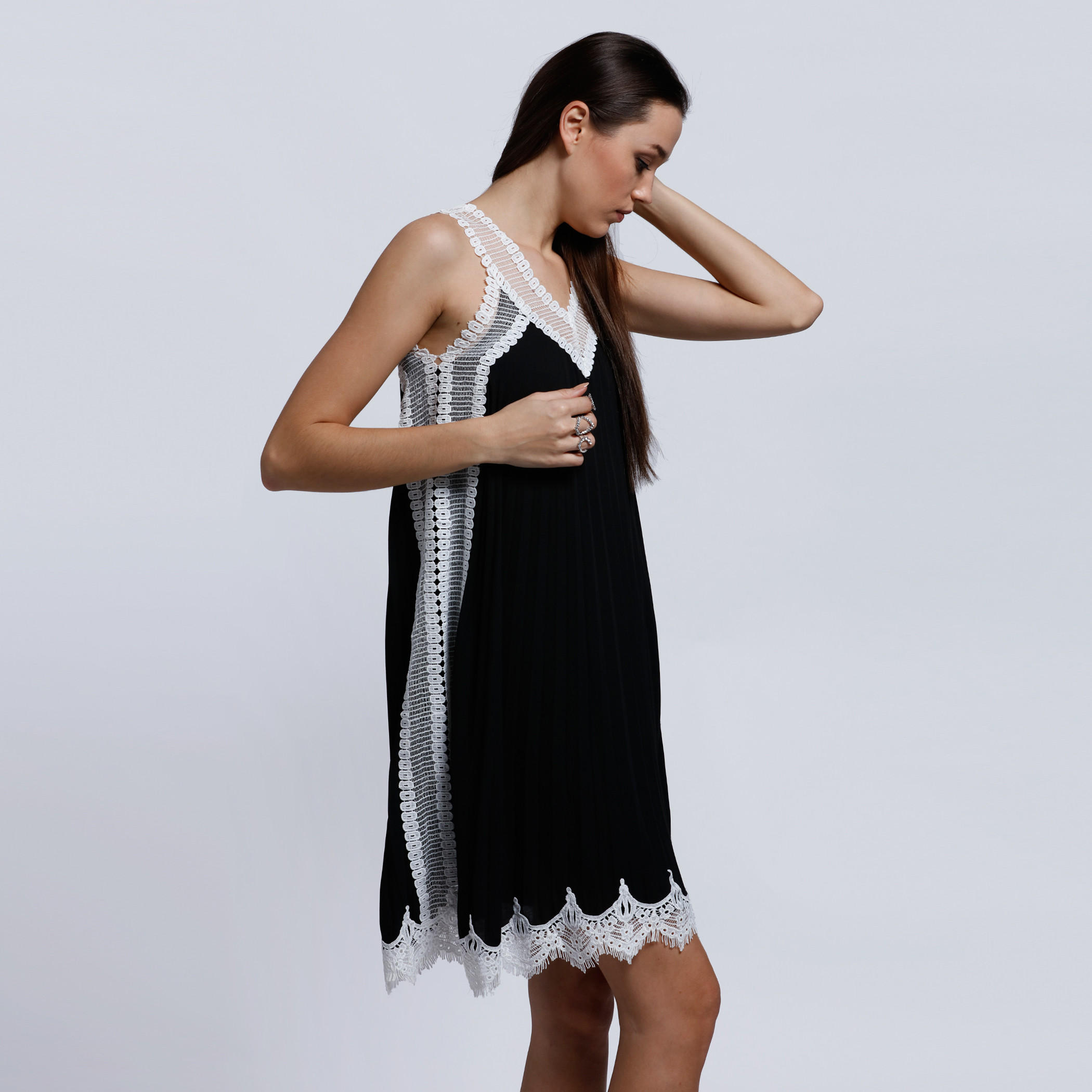 Elle Pleated Dress with Lace Detail-women-clothing-dresses-image-3