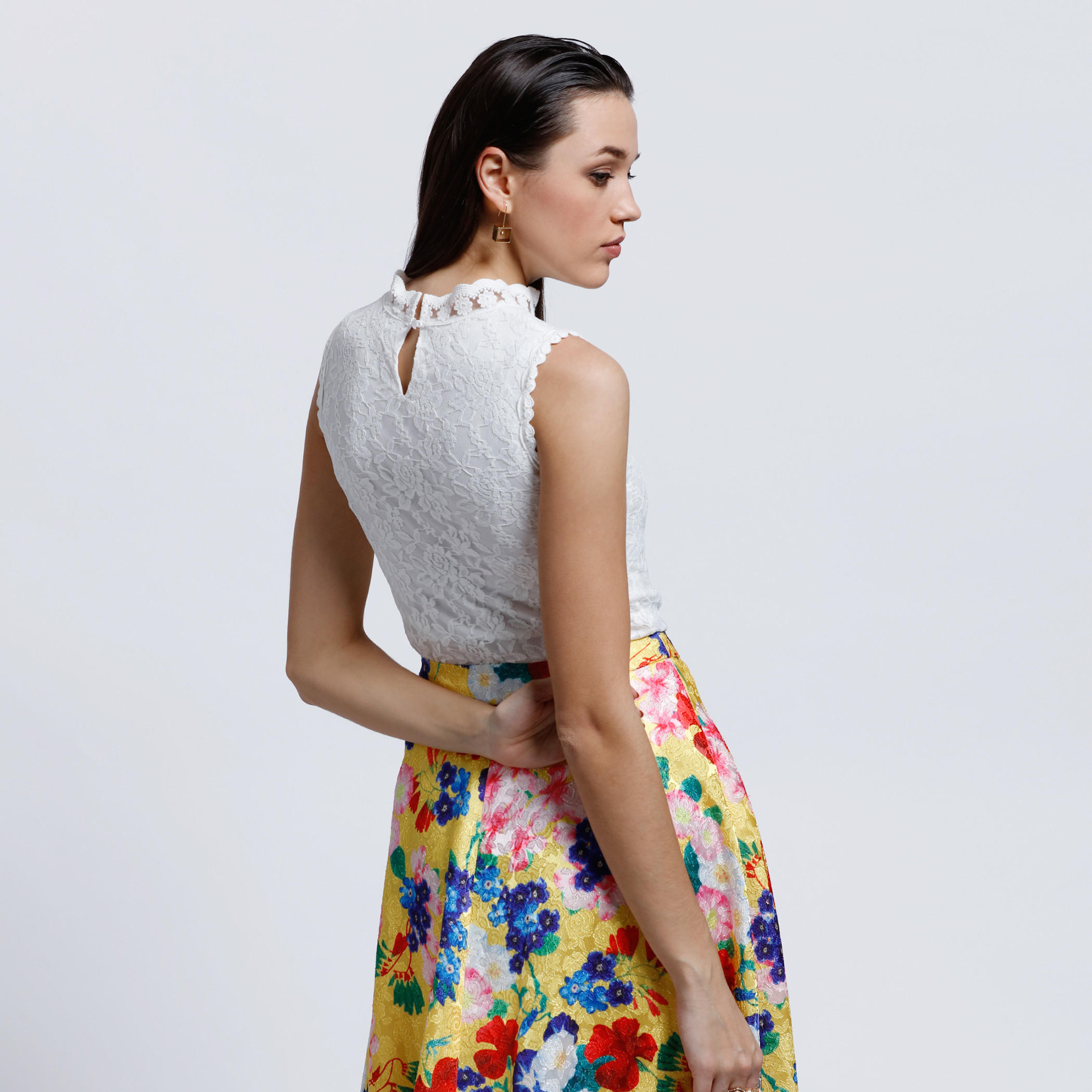 Elle Sleeveless Lace Top with Key Hole Closure-women-clothing-shirtsandblouses-blouses-image-2
