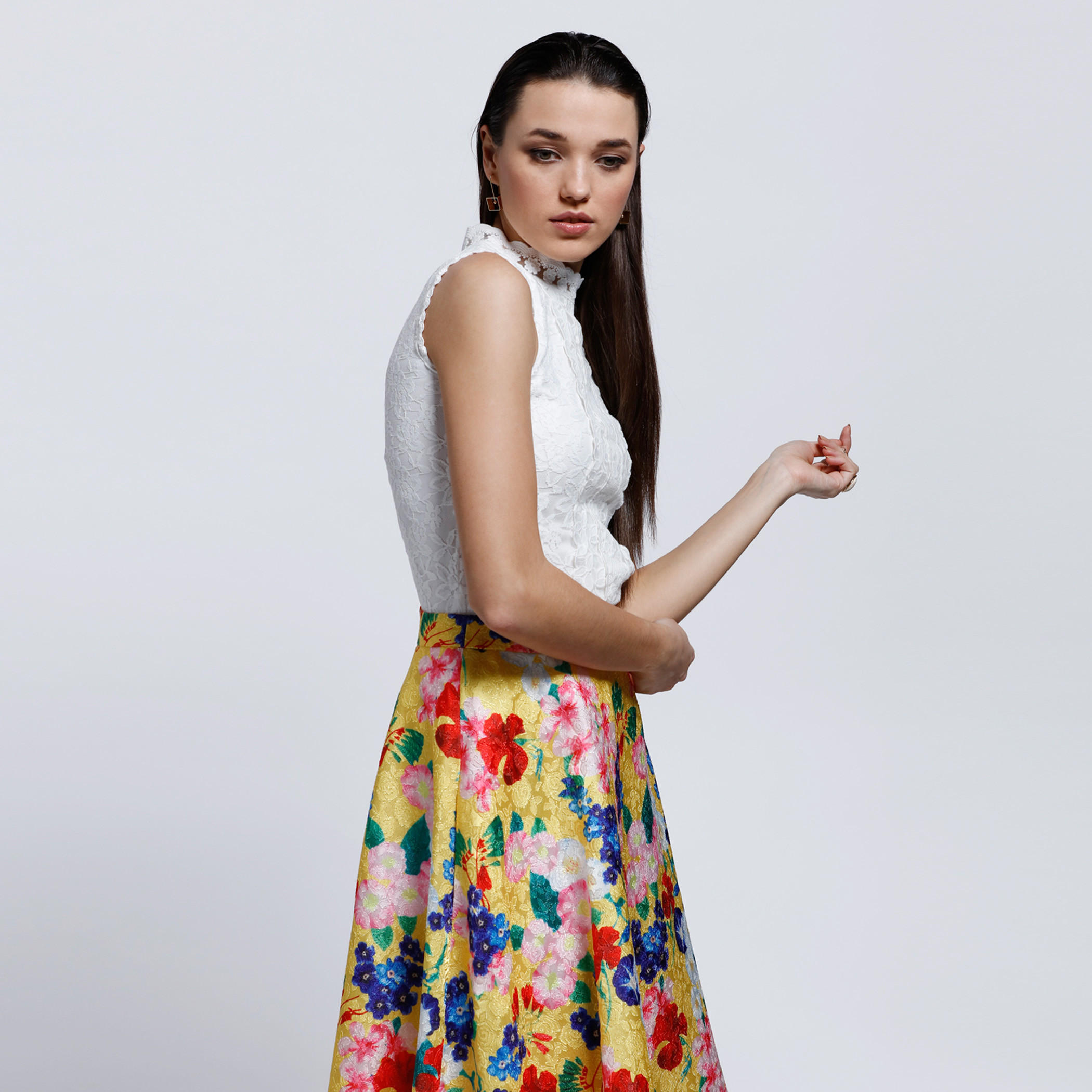 Elle Sleeveless Lace Top with Key Hole Closure-women-clothing-shirtsandblouses-blouses-image-3