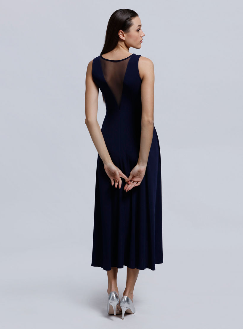 Elle Sleeveless Layered Dress with Round Neck-women-clothing-dresses-image-2
