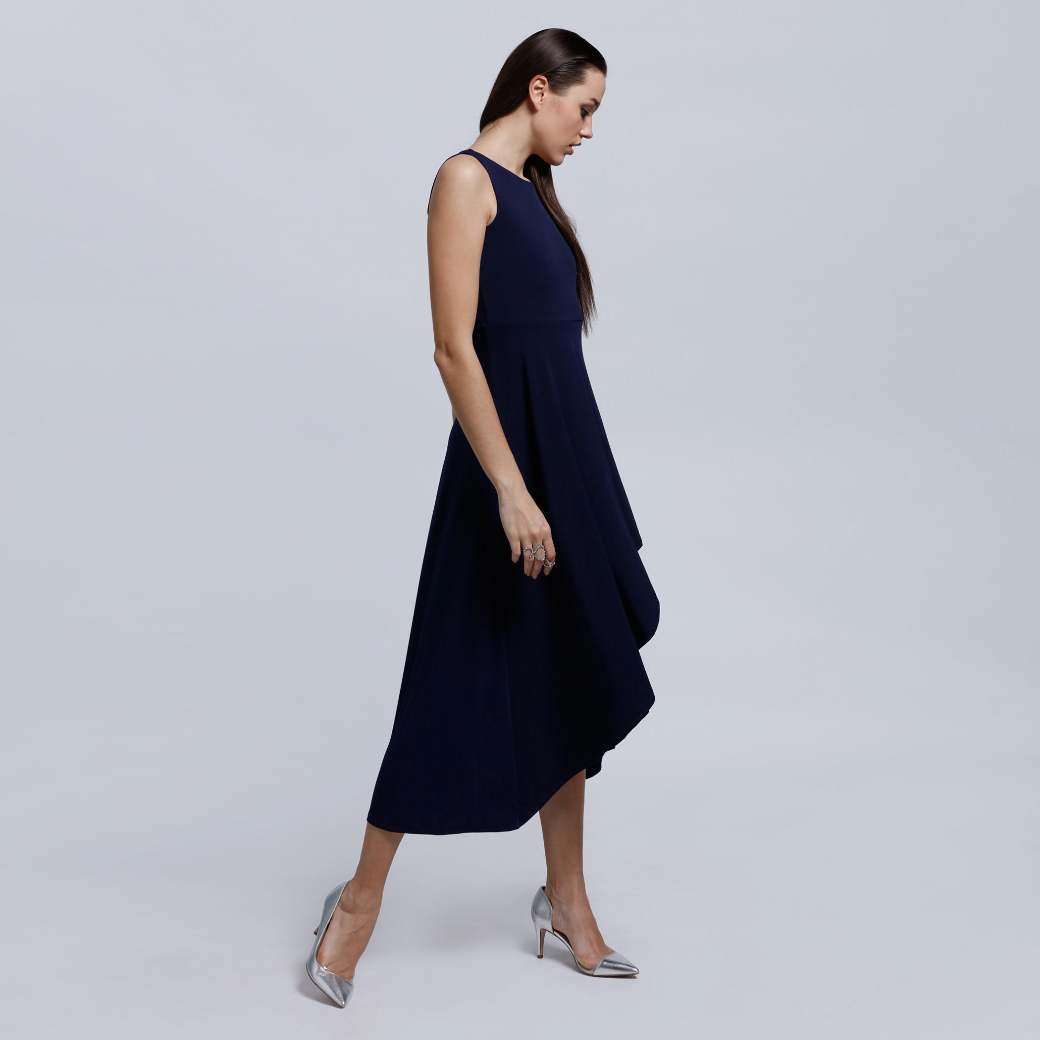 Elle Sleeveless Layered Dress with Round Neck-women-clothing-dresses-image-3