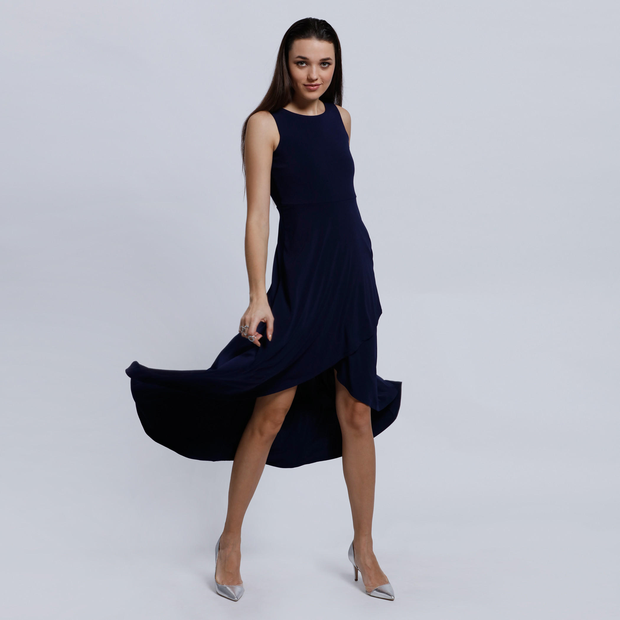 Elle Sleeveless Layered Dress with Round Neck-women-clothing-dresses-image-5