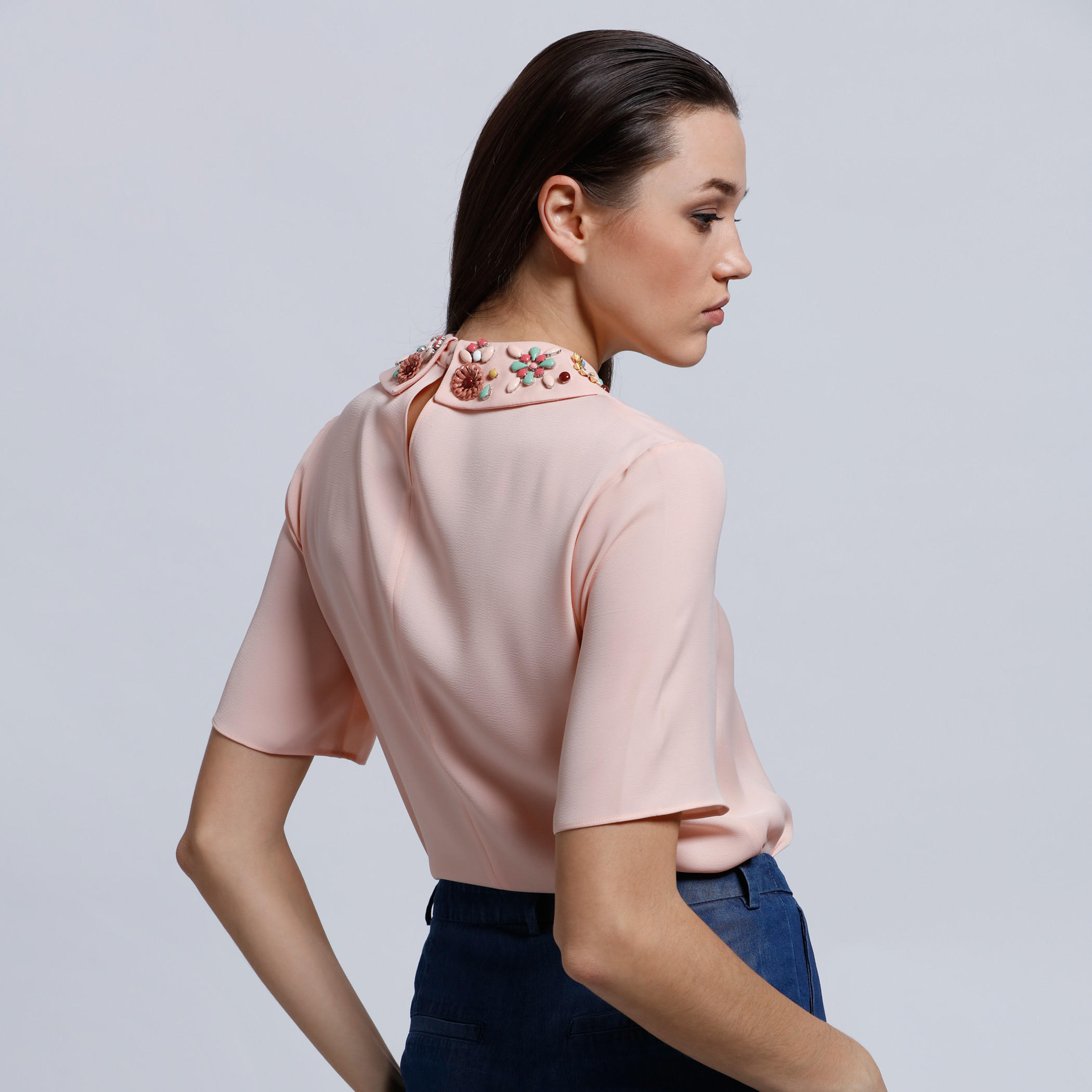 Elle Short Sleeves Embellished Top-women-clothing-shirtsandblouses-blouses-image-2