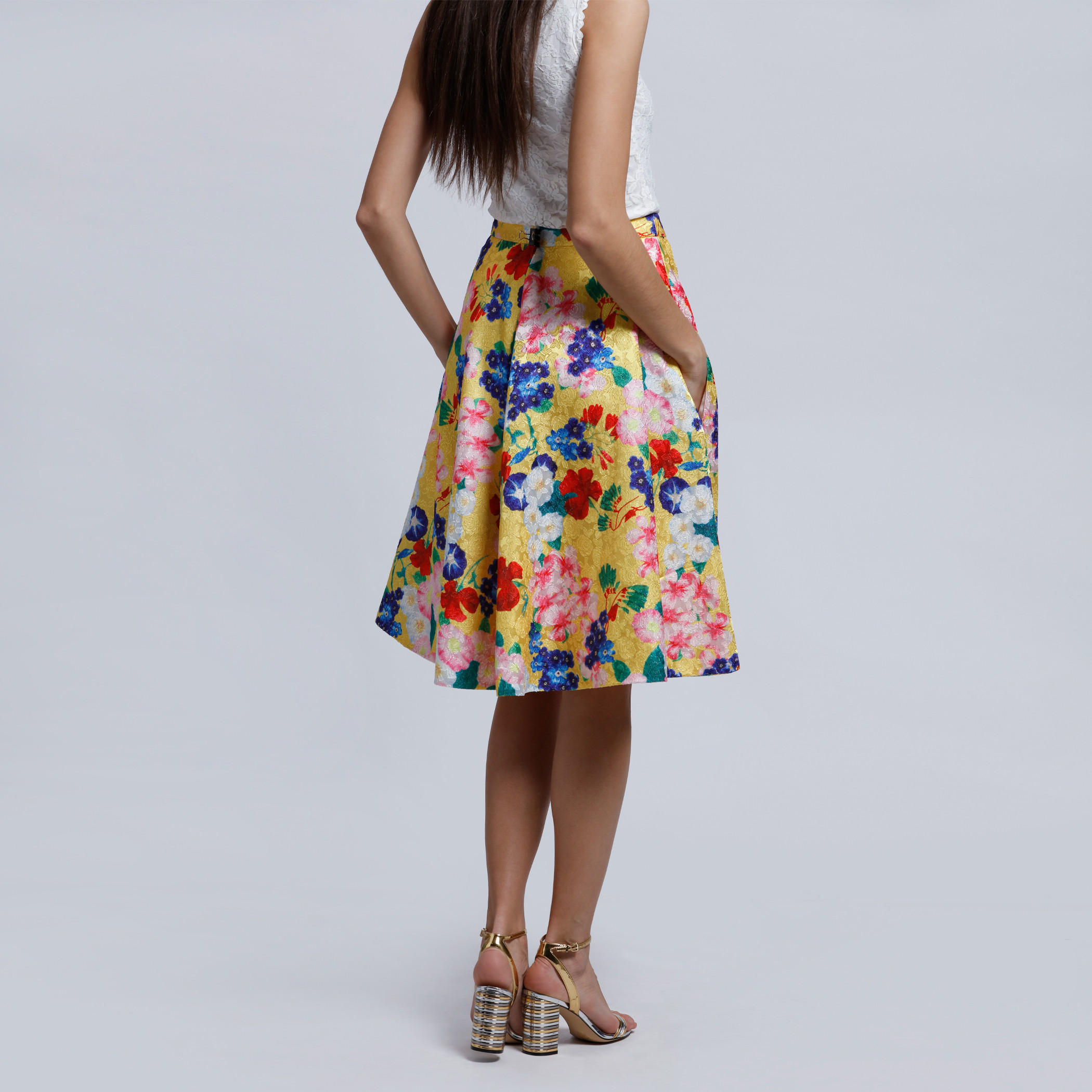 Elle Printed Skirt with Elasticised Waistband-women-clothing-bottoms-skirts-image-2
