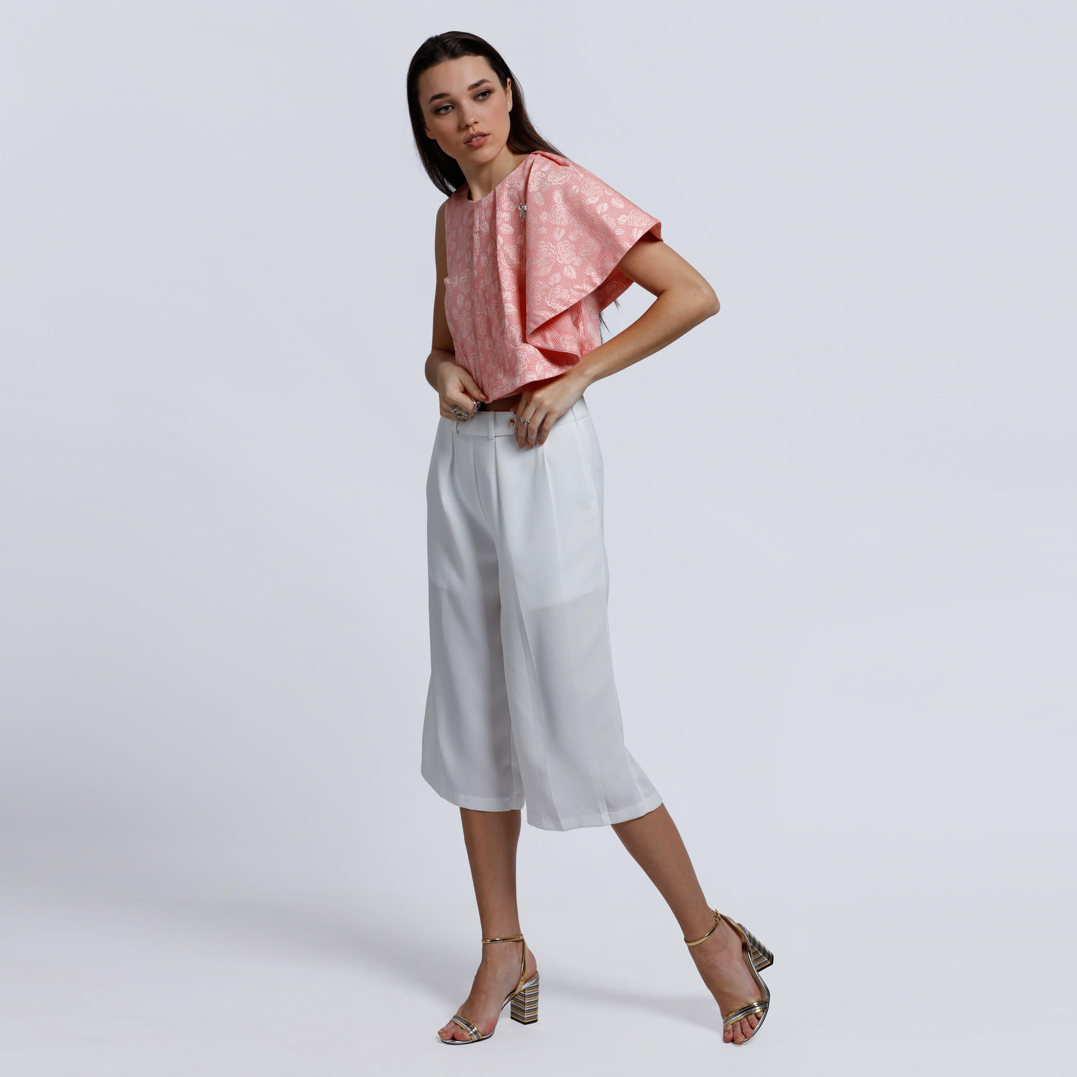 Elle Printed Top with Round Neck-women-clothing-shirtsandblouses-blouses-image-5