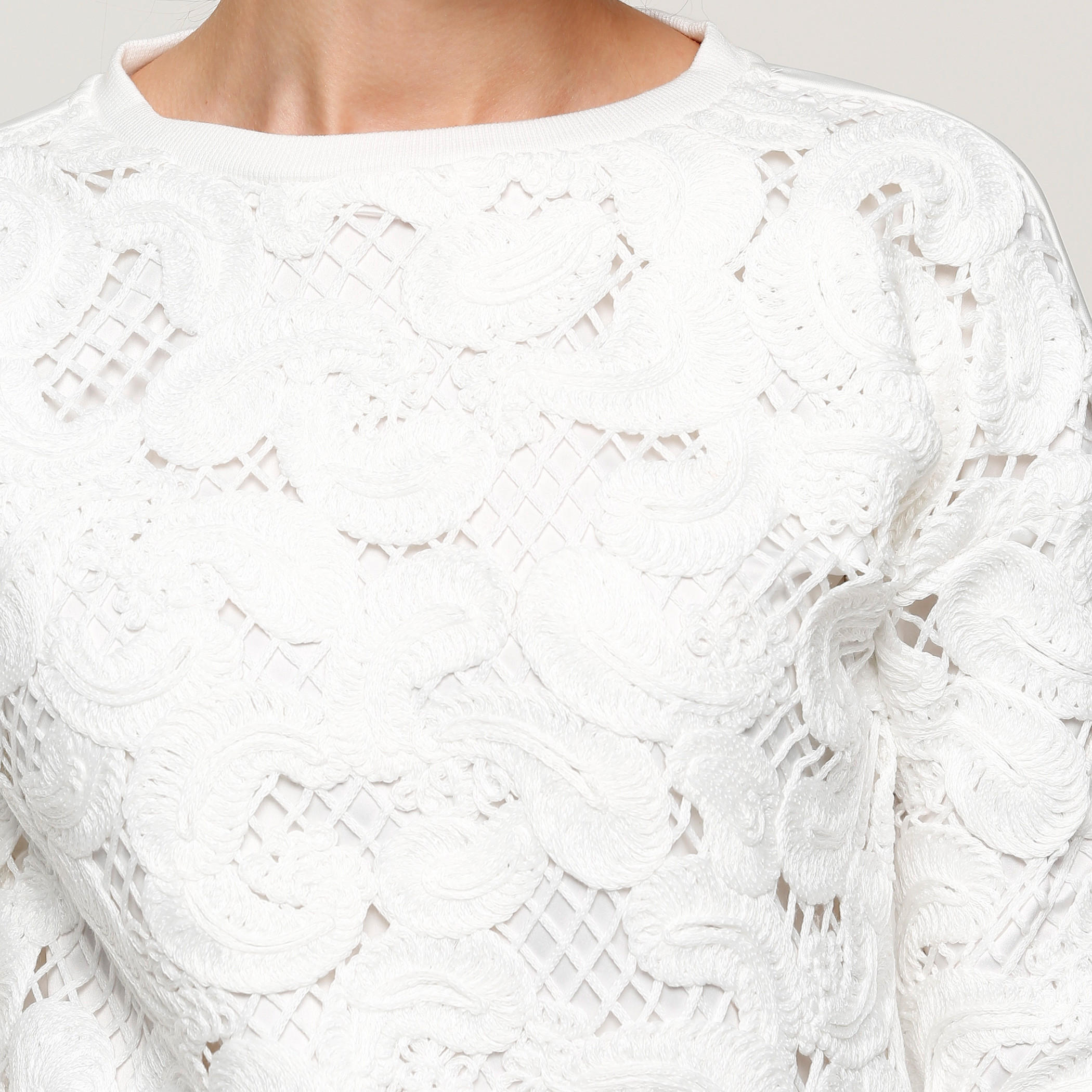كنزة مطرزة بياقة مستديرة وأكمام طويلة من إيل-women-clothing-cardigansandjumpers-jumpers-image-9