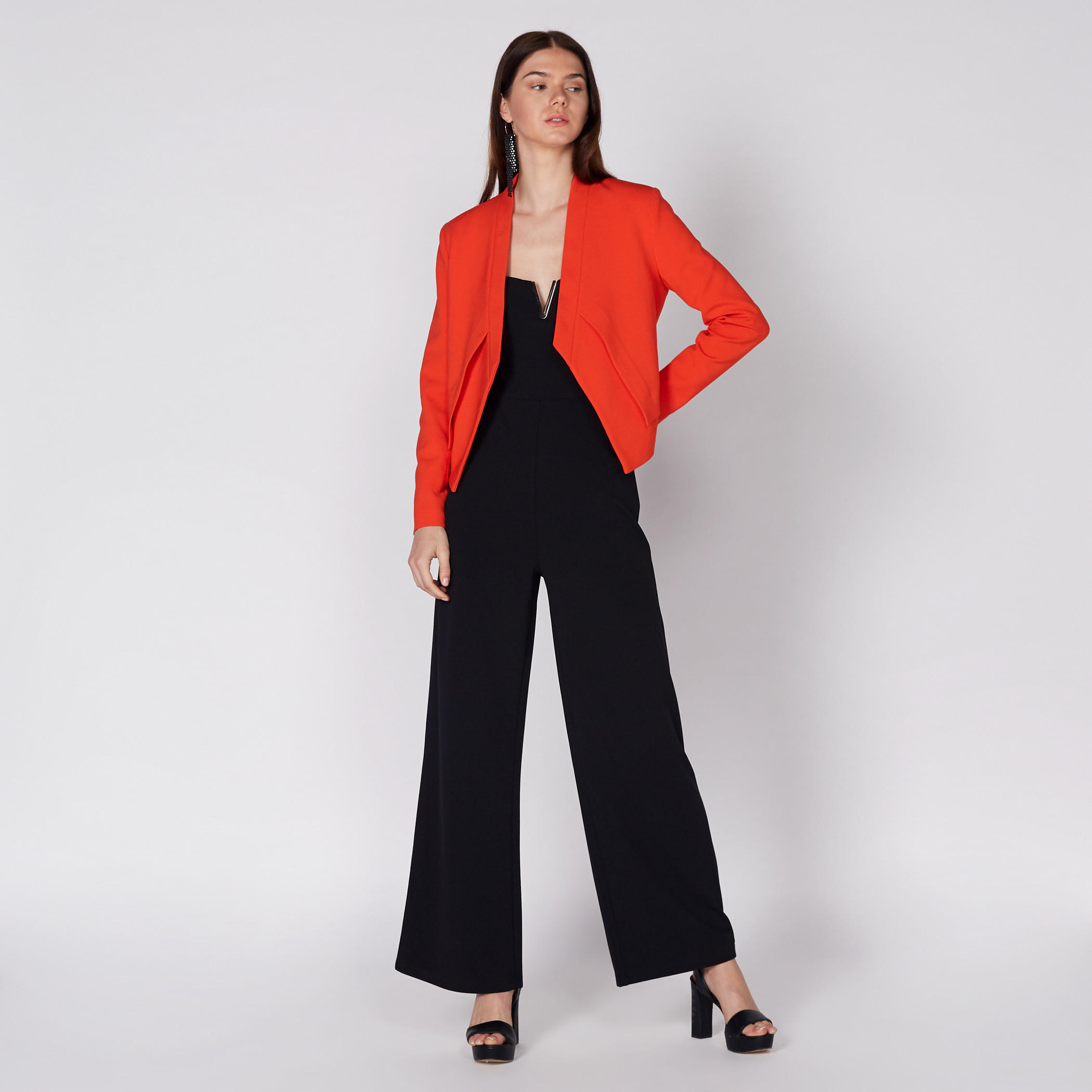 Elle Open Front Jacket with Long Sleeves-women-winterwear-coatsandjackets-jackets-image-2