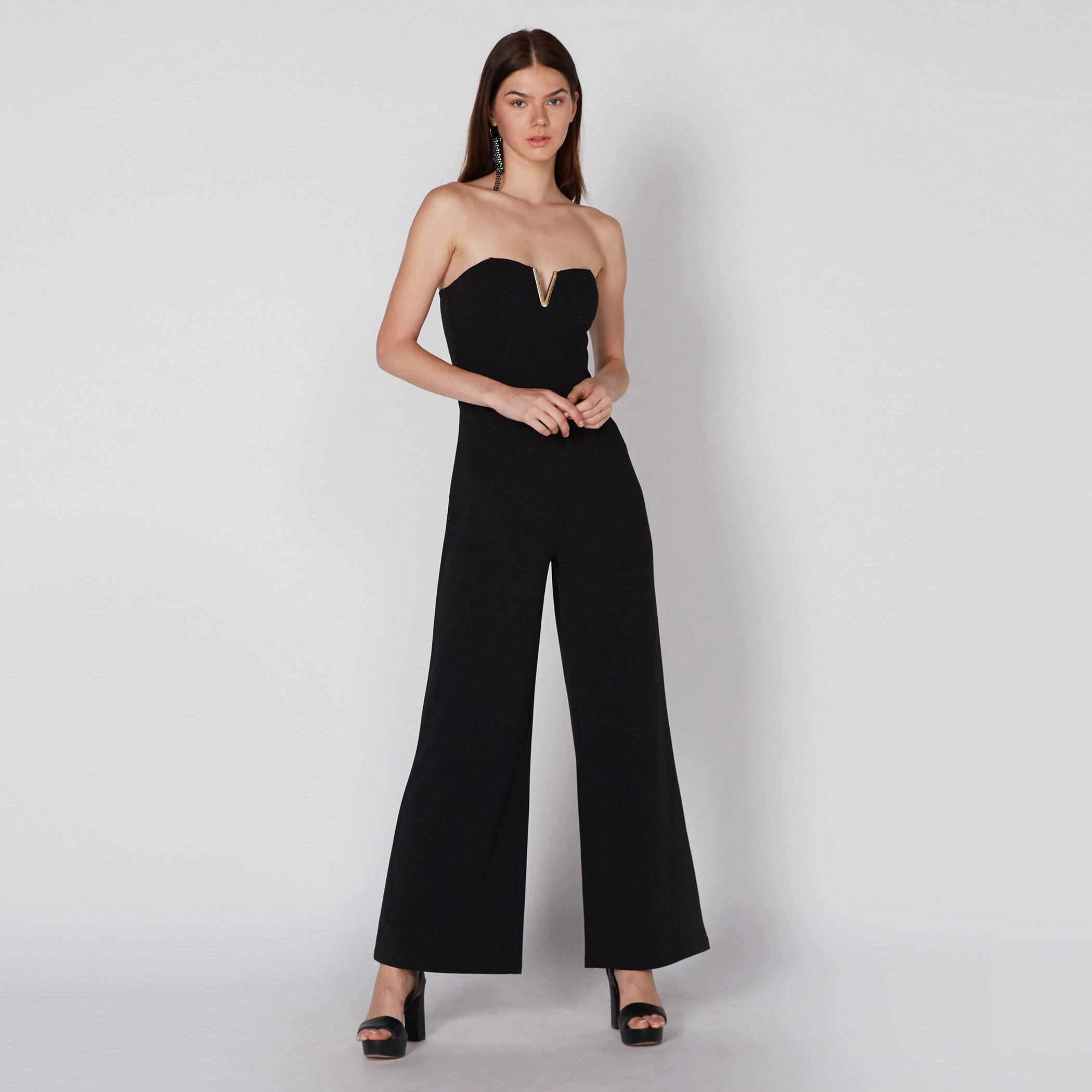 Elle Full Length Bustier Jumpsuit with Zip Closure-women-clothing-jumpsuits-image-1