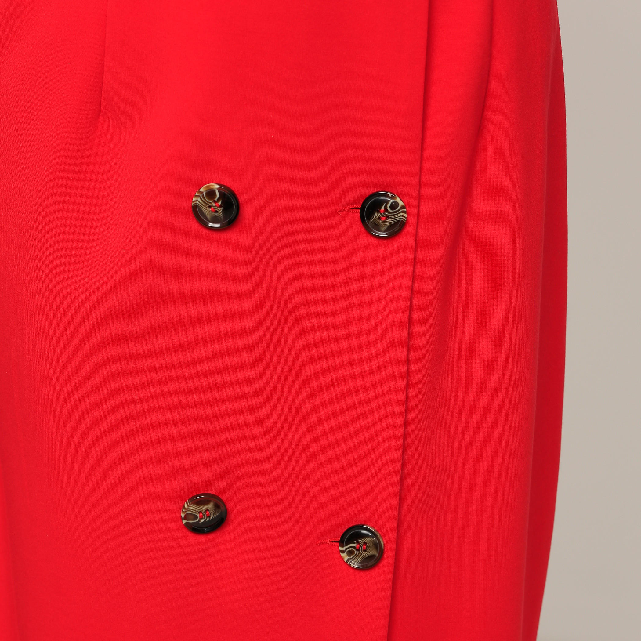 تنورة متوسطة الطول بزر إغلاق من إيل-women-clothing-bottoms-skirts-image-4