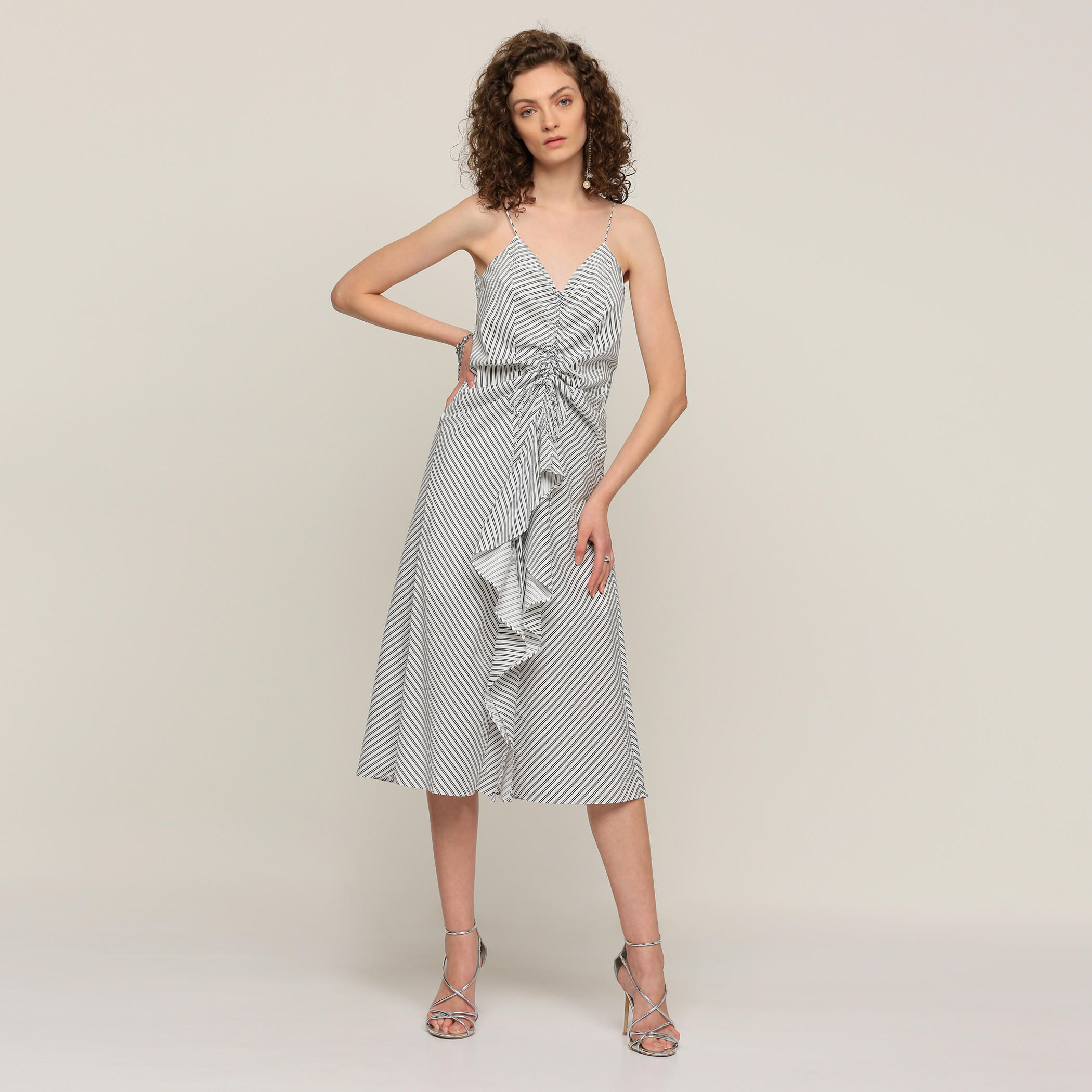 فستان متوسط الطول بحمّالات رفيعة من إيل-women-clothing-dresses-image-6