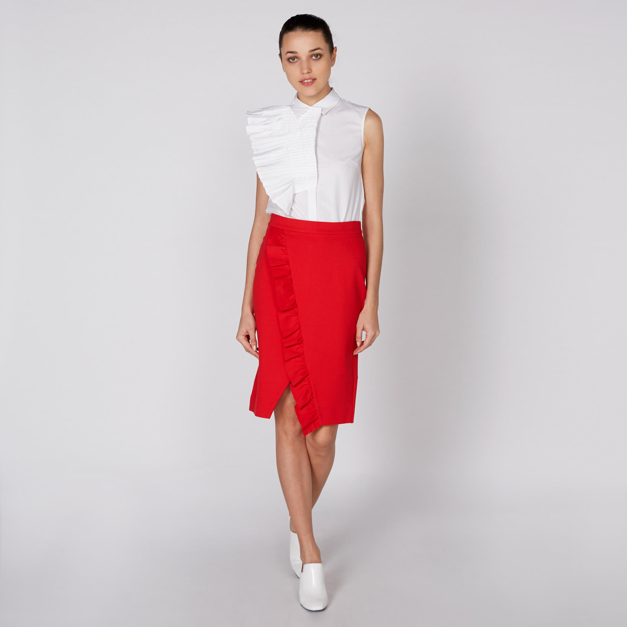 بلوزة دون أكمام بتفاصيل كشكش من إيل-women-clothing-shirtsandblouses-blouses-image-1