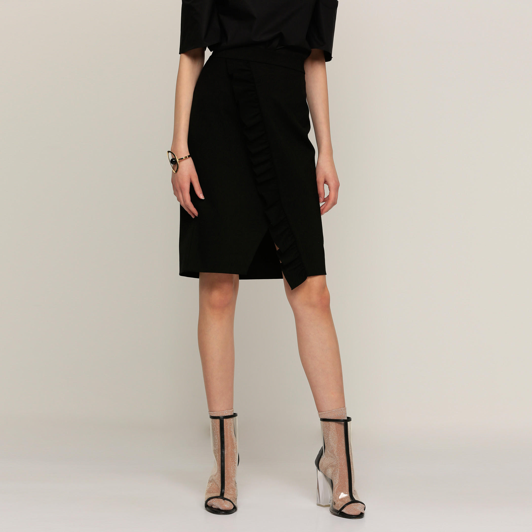 Elle Midi Skirt with Ruffle Detail-women-clothing-bottoms-skirts-image-1