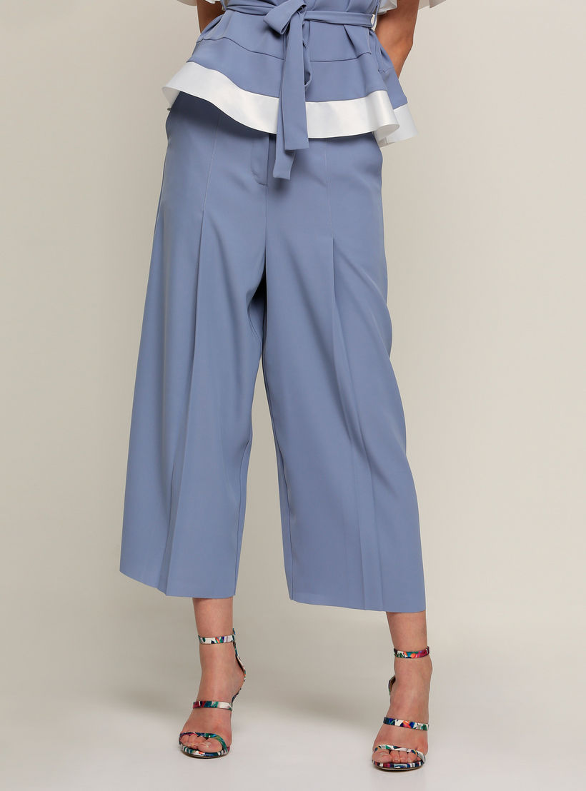 بنطال قصير بخصر مطّاطي وجيوب من إيل-women-clothing-bottoms-trousers-image-1