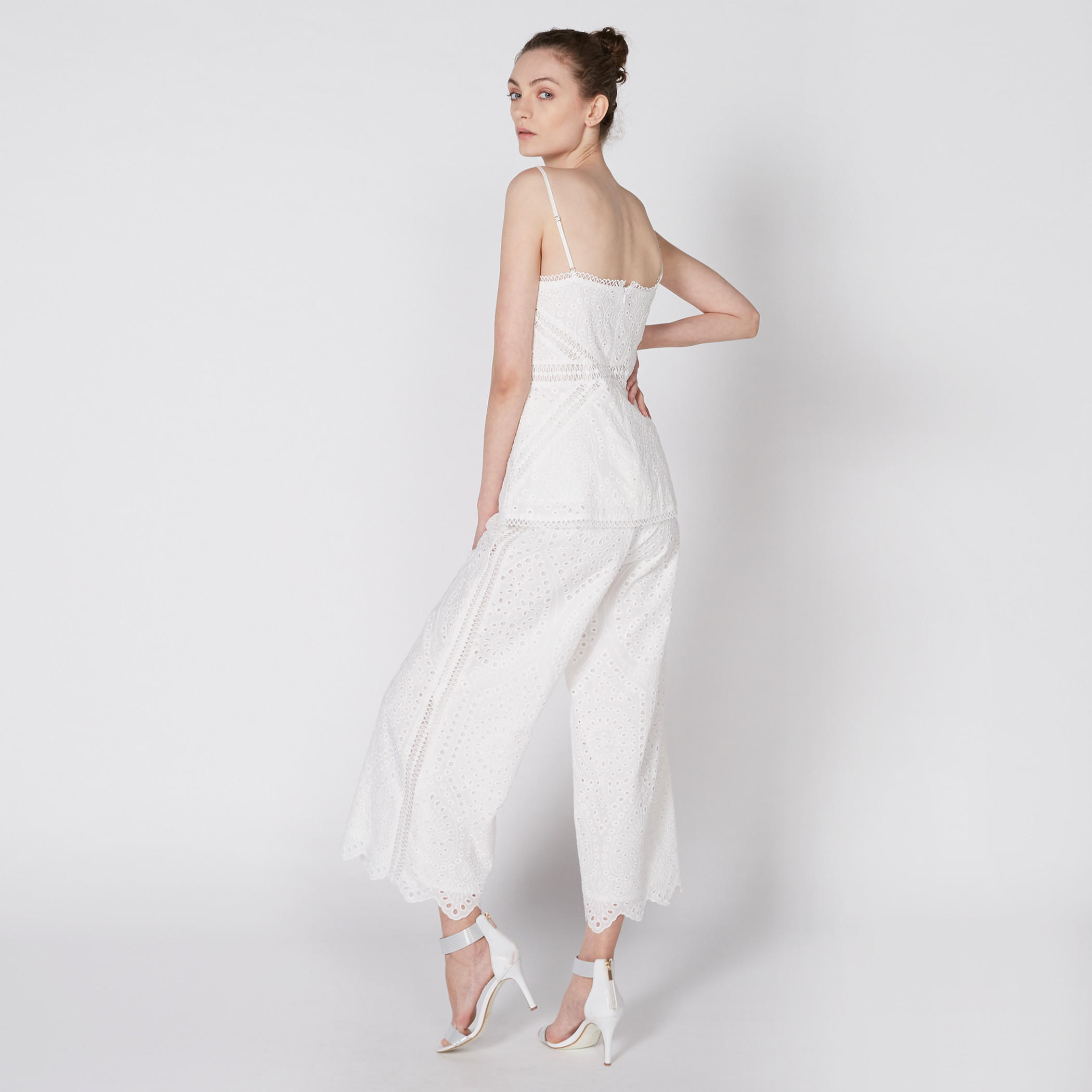 بنطال بالازو طويل بتفاصيل شيفلي-women-clothing-bottoms-trousers-image-1