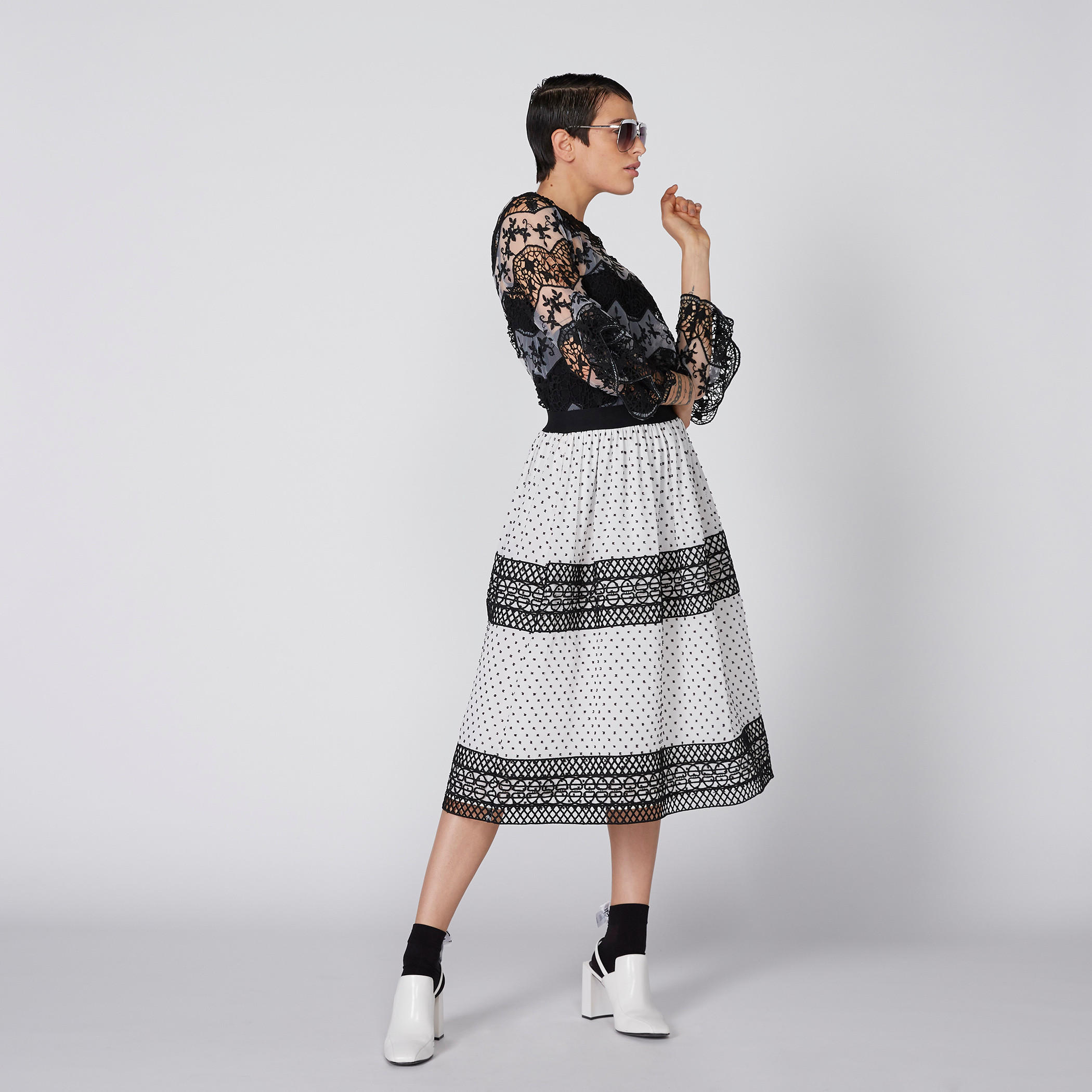 Elle Embroidered Midi Skirt with Elasticised Waistband-women-clothing-bottoms-skirts-image-1