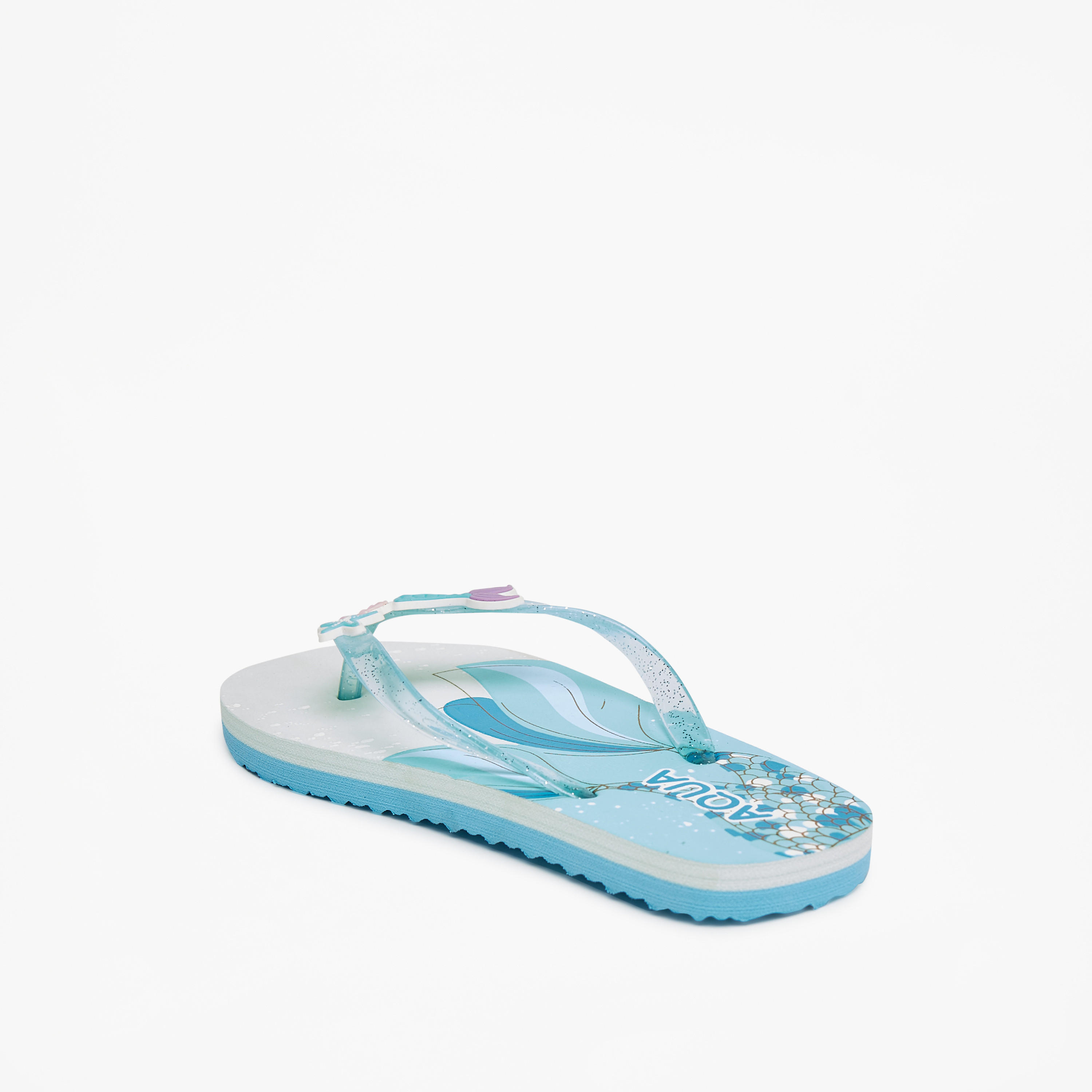 Aqua Printed Slip-On Flip Flops-girls-shoes-flipflopsandslides-image-2