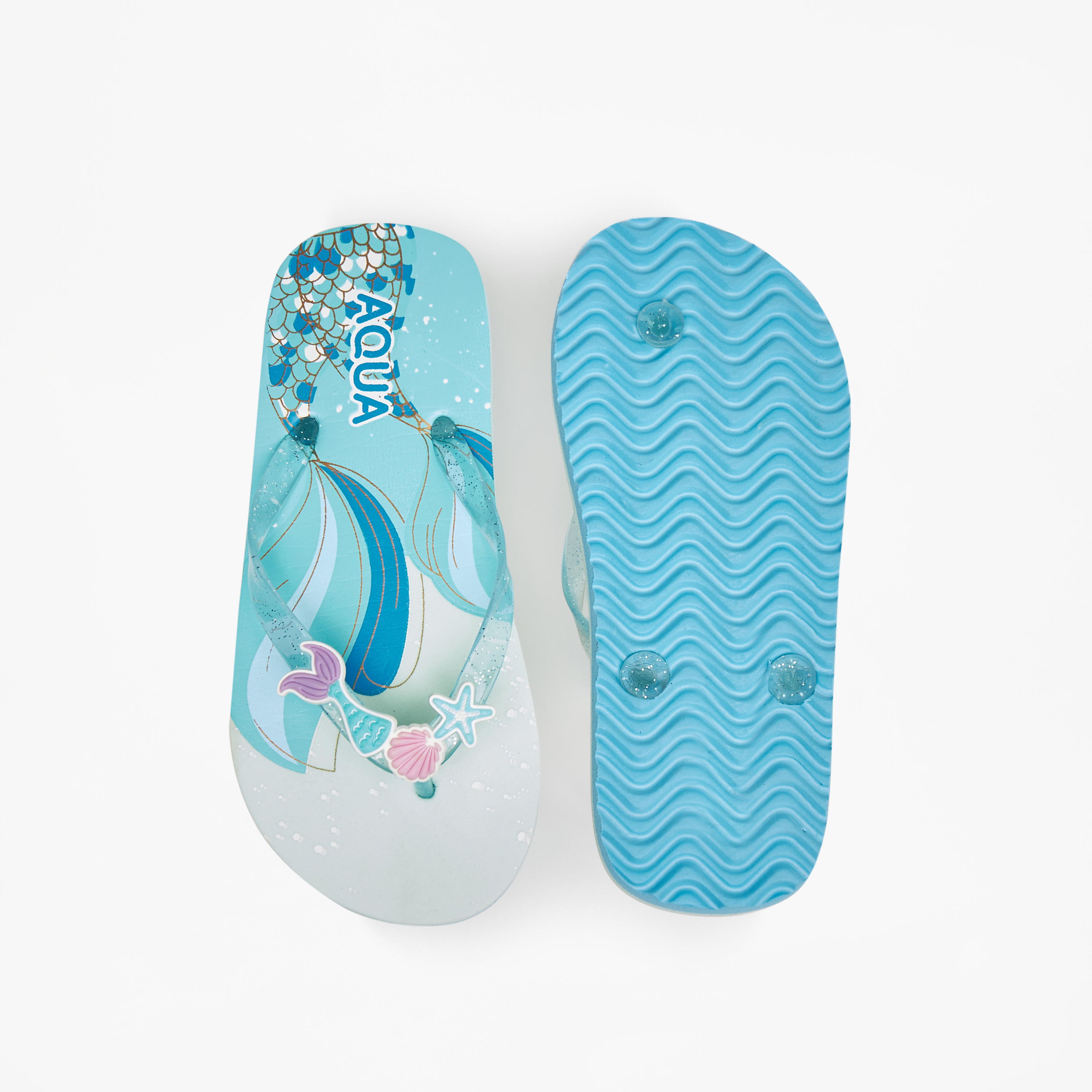 Aqua Printed Slip-On Flip Flops-girls-shoes-flipflopsandslides-image-5
