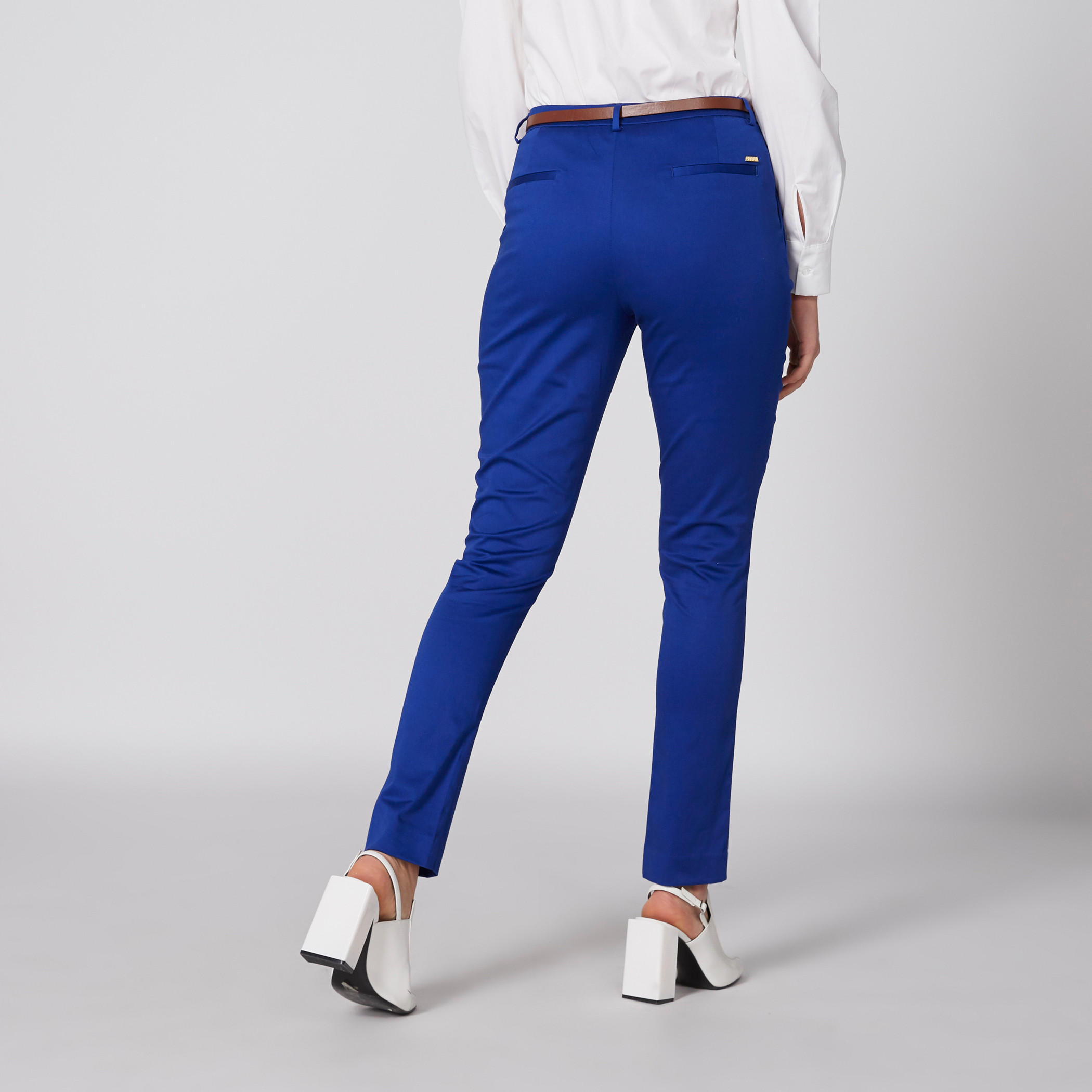 بنطال طويل بجيوب وحزام من إيل-women-clothing-bottoms-trousers-image-2