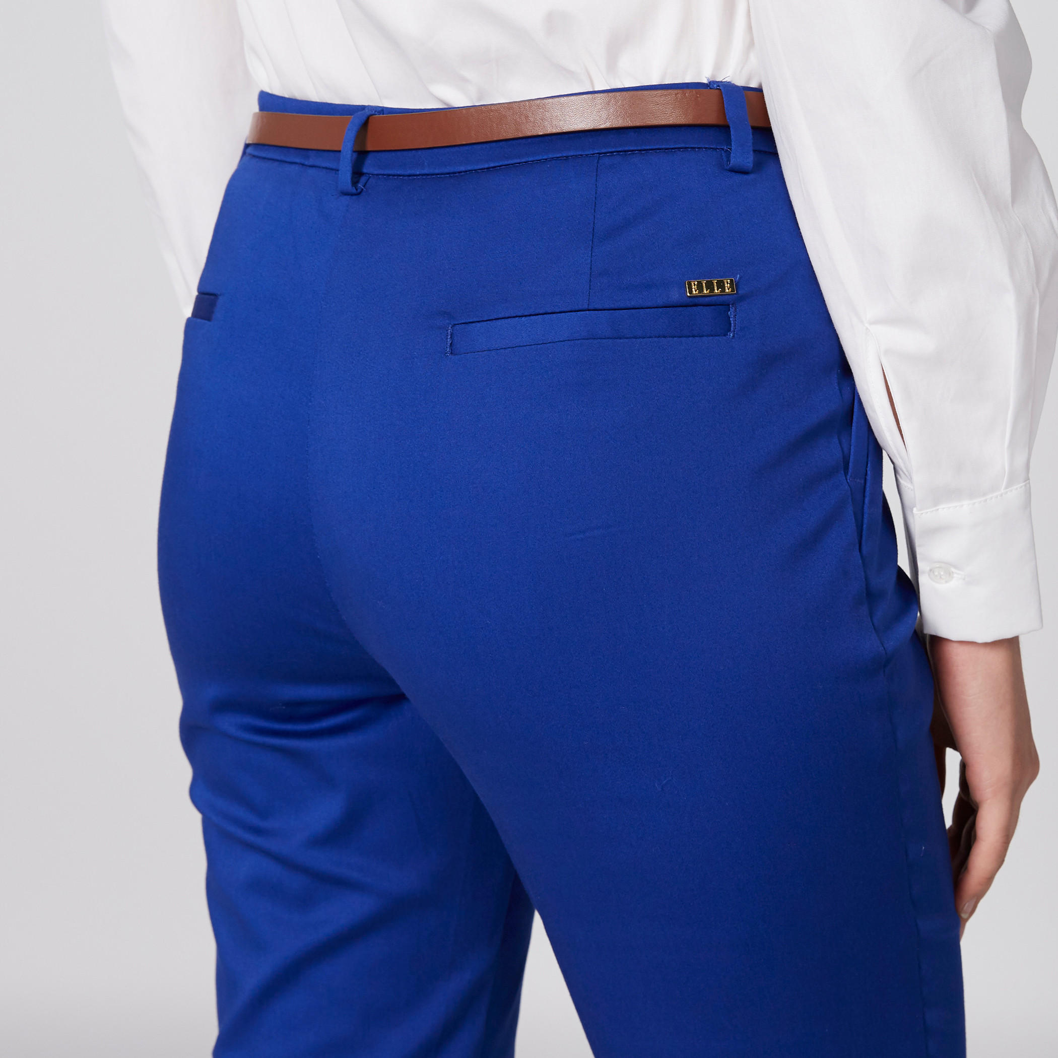 بنطال طويل بجيوب وحزام من إيل-women-clothing-bottoms-trousers-image-4