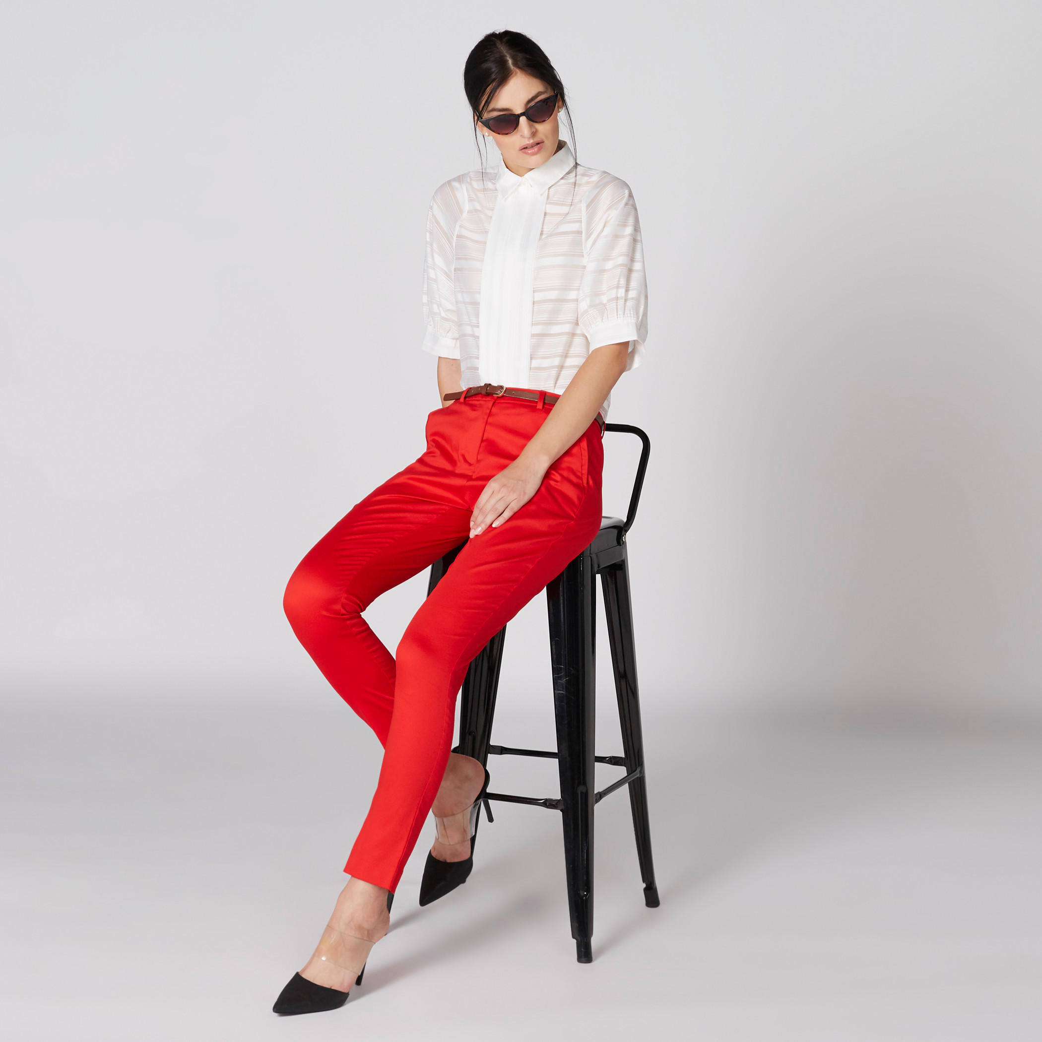 بنطال طويل بجيوب من إيل-women-clothing-bottoms-trousers-image-1