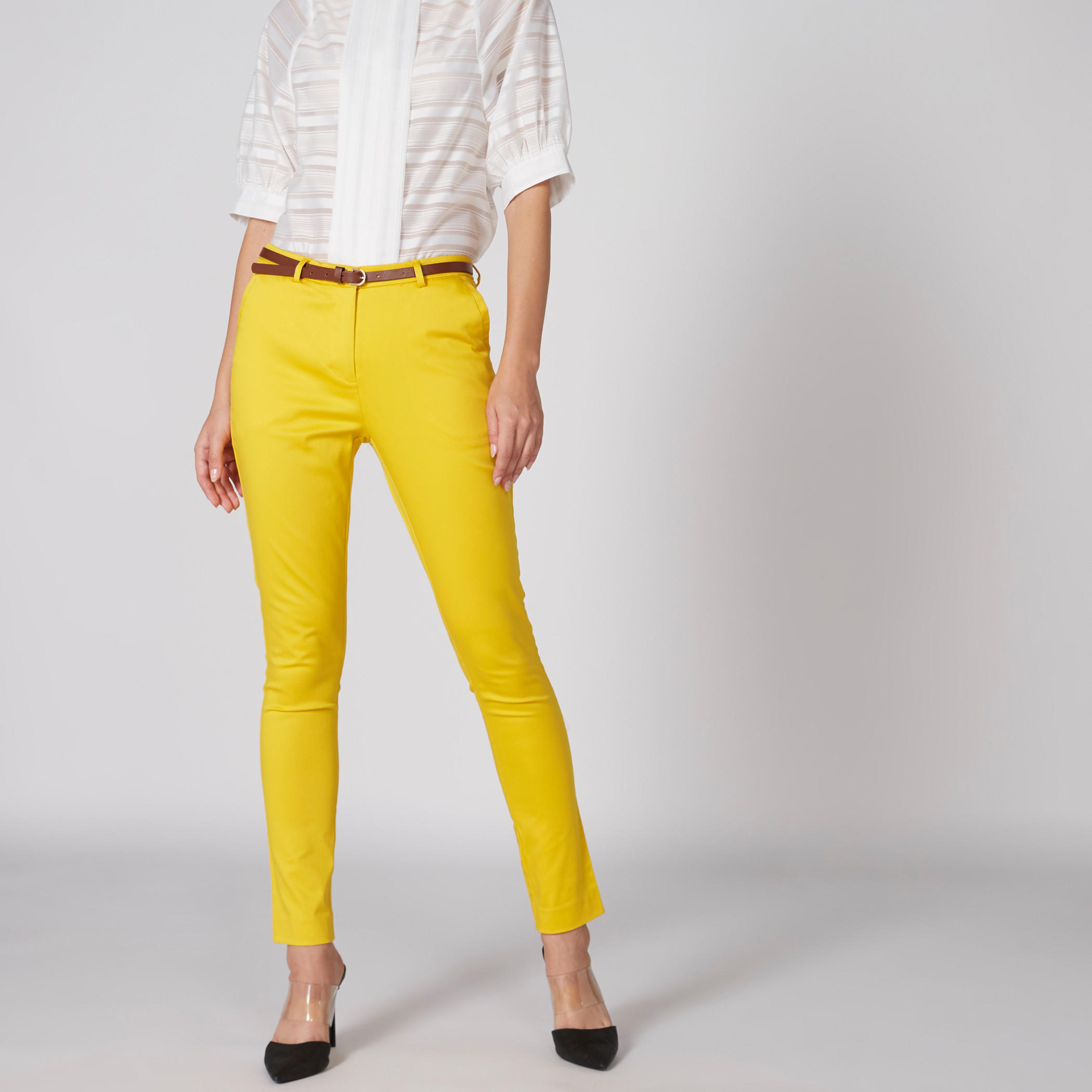 بنطال طويل بجيوب من إيل-women-clothing-bottoms-trousers-image-2