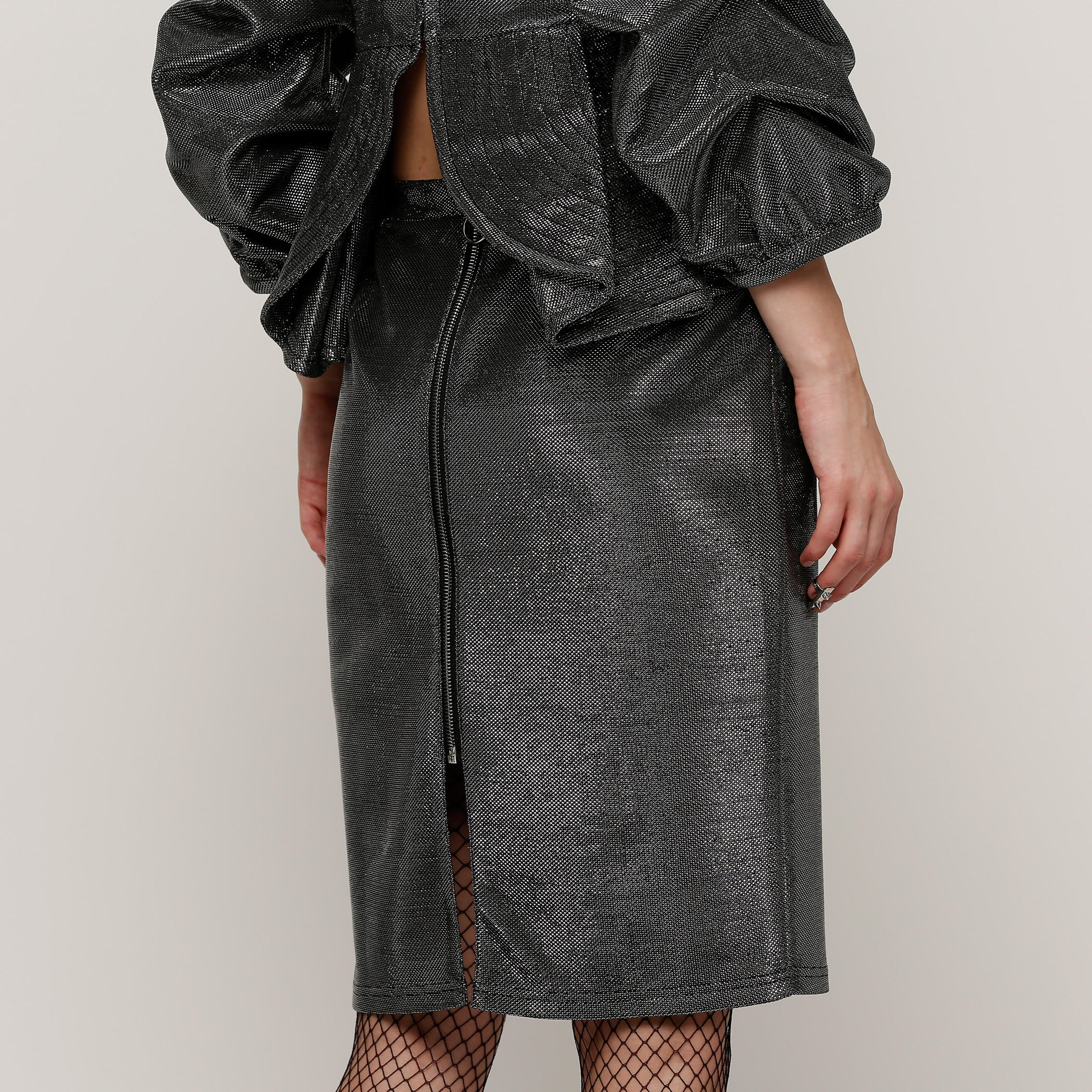 تنورة متوسطة الطول بسحّاب إغلاق من إيل-women-clothing-bottoms-skirts-image-4