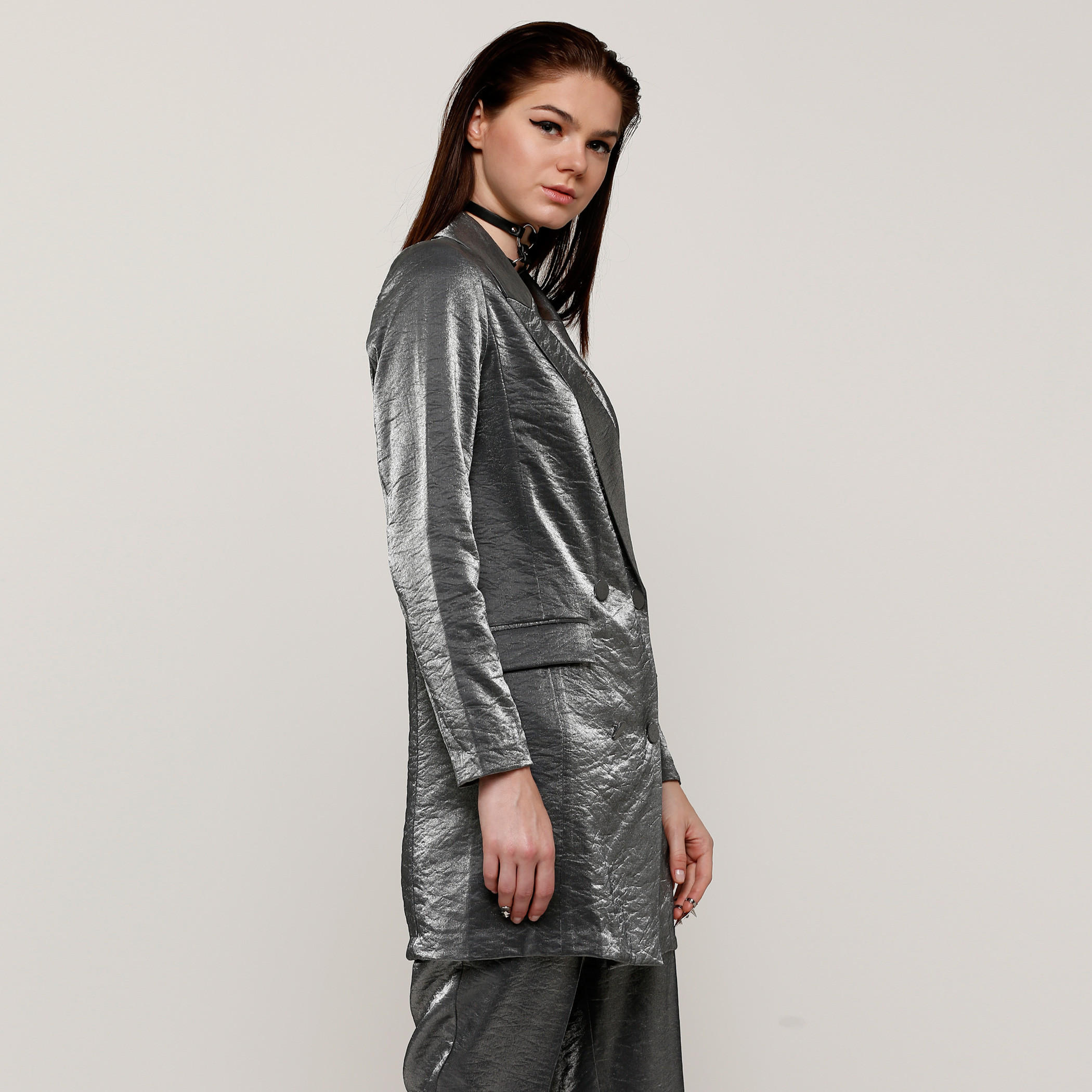 جاكيت بياقة طويلة وأكمام طويلة وأزرار-women-clothing-coatsandjackets-blazers-image-3
