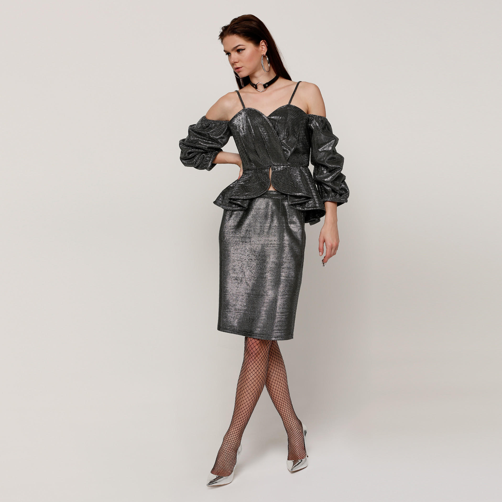 Elle Cold Shoulder Top with 3/4th Sleeves-women-clothing-shirtsandblouses-blouses-image-5
