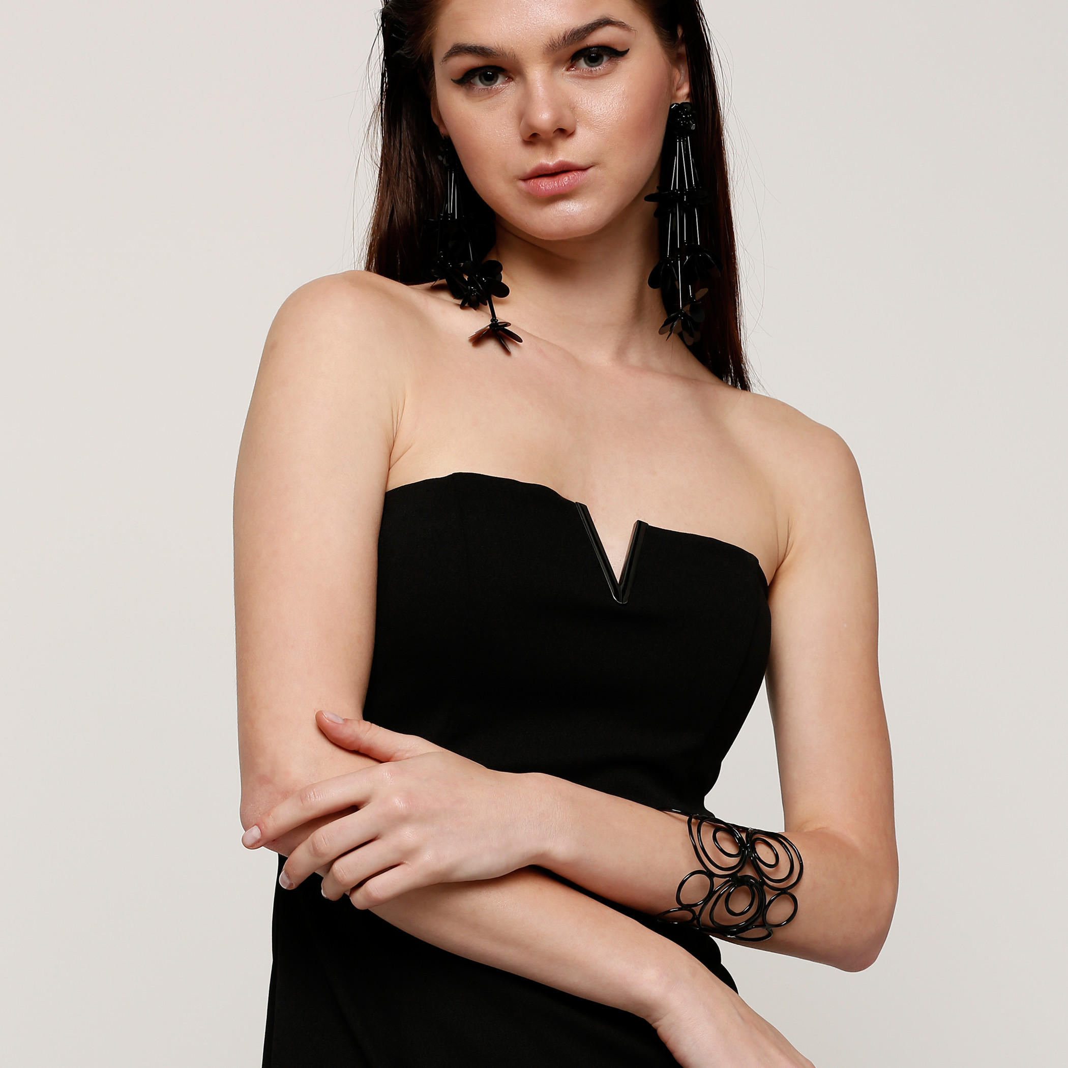فستان متوسط الطول بأكتاف مكشوفة من إيل-women-clothing-dresses-image-2