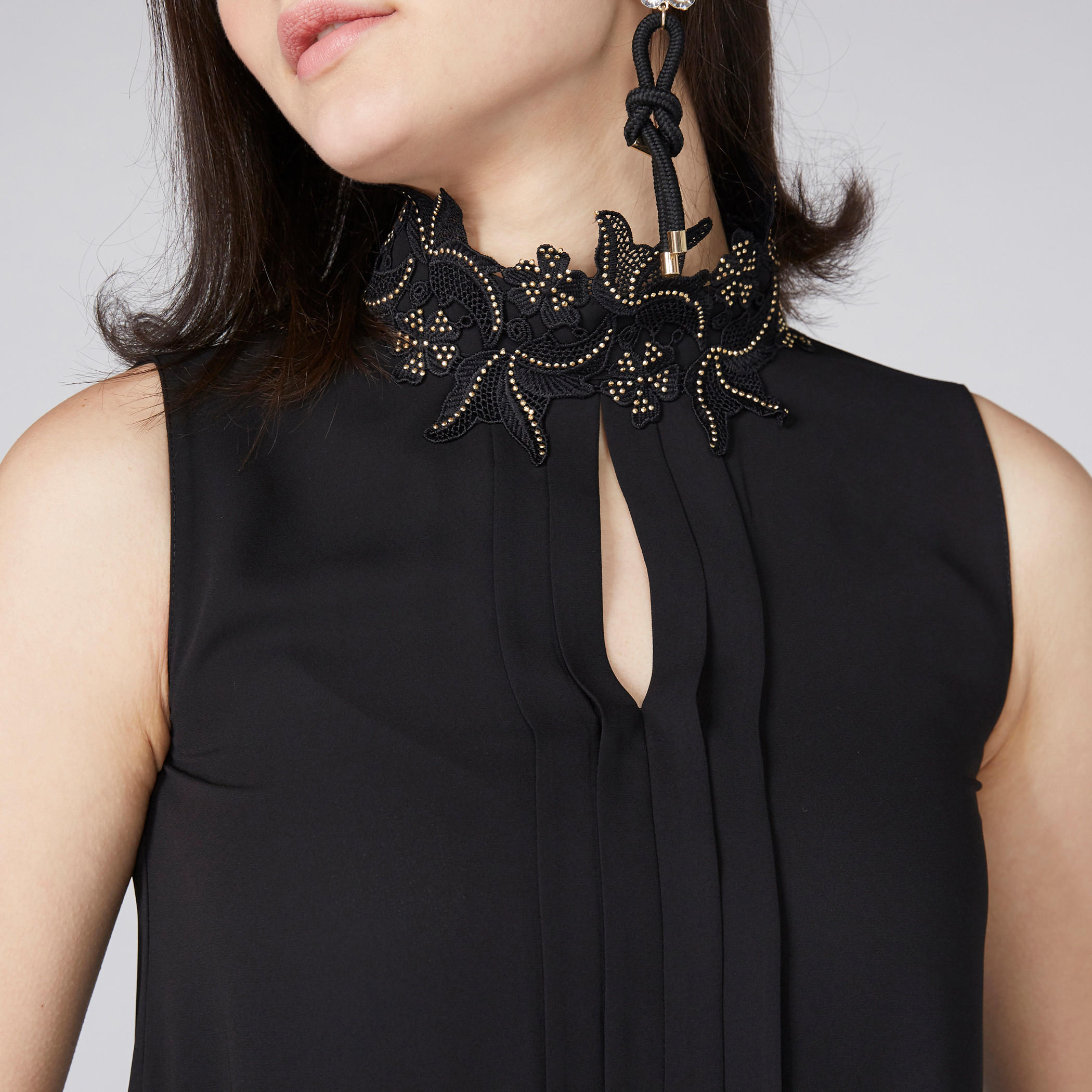 Elle Embellished Lace Detail Sleeveless Top-women-clothing-shirtsandblouses-blouses-image-2