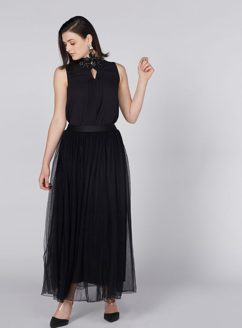 بلوزة دون أكمام مزيّنة بتفاصيل دانتيل من إيل-women-clothing-shirtsandblouses-blouses-image-4