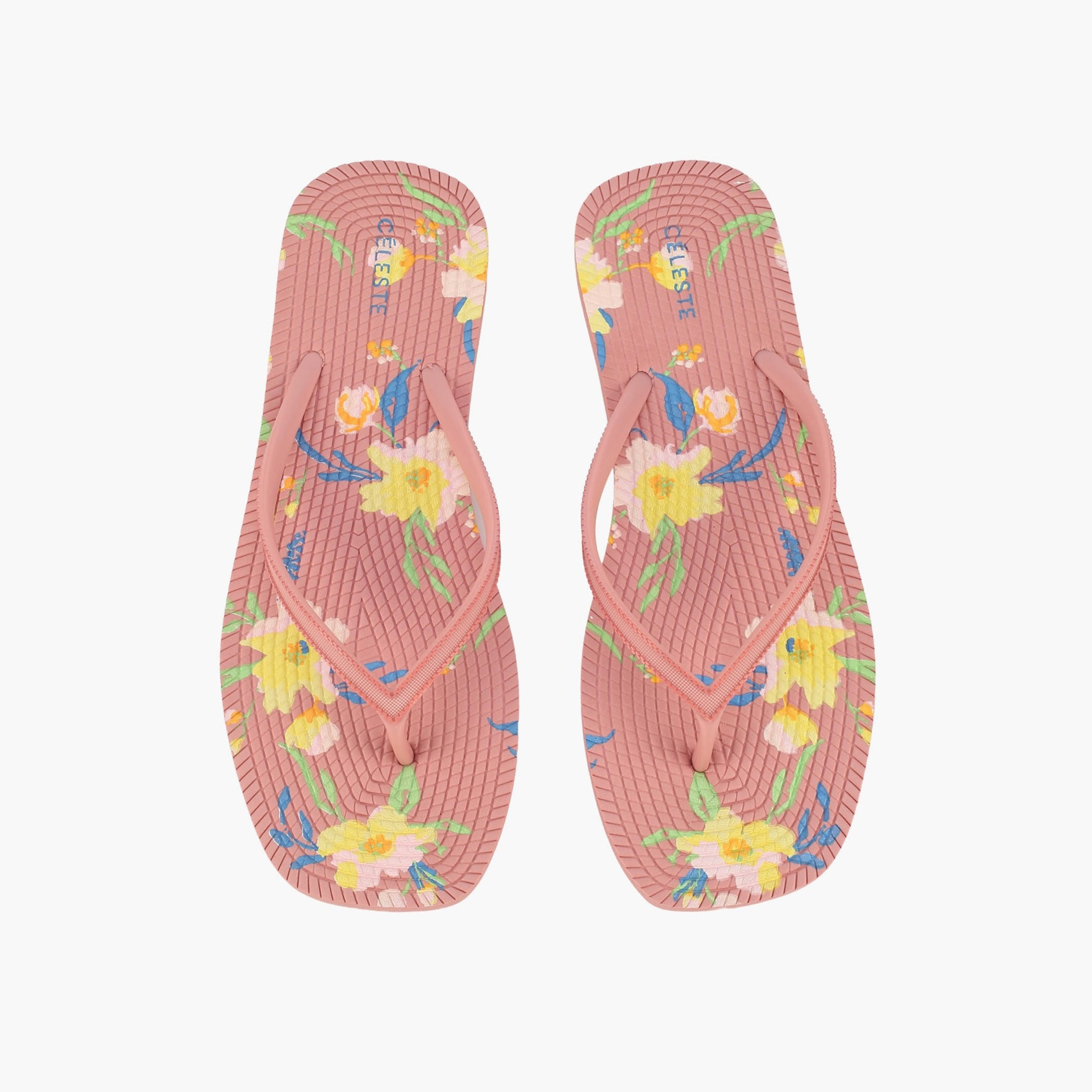 Celeste Women Floral Print Flip Flops-women-shoes-flipflopsandslides-image-1