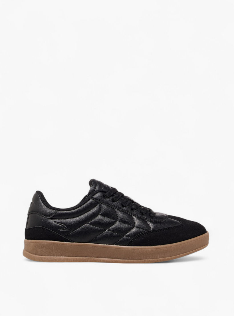 Dash Panelled Sneakers with Lace-Up Closure-women-shoes-sneakers-image-4