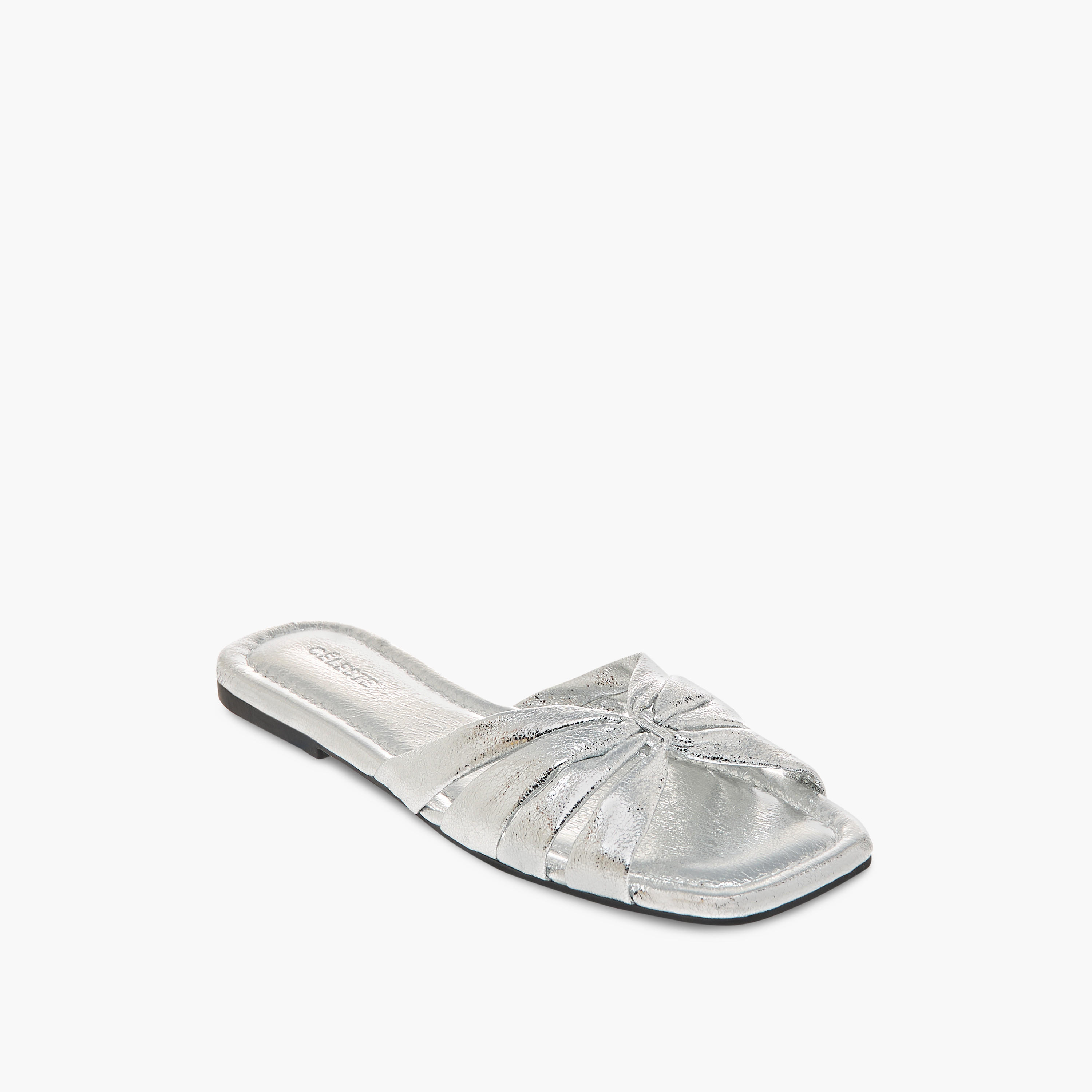 Celeste Women's Metallic Slip-On Flat Sandals-women-shoes-flats-sandals-image-2