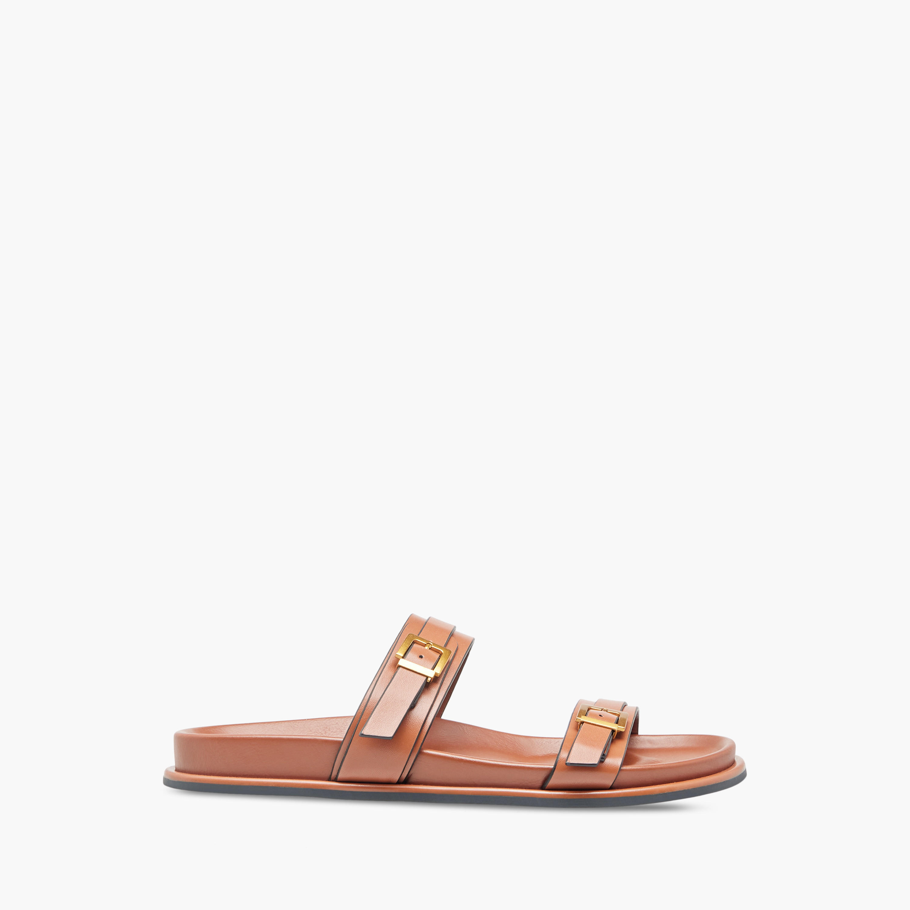 Celeste Women's Buckle Accent Slide Sandals with Slip-On Closure-women-shoes-flats-sandals-image-2