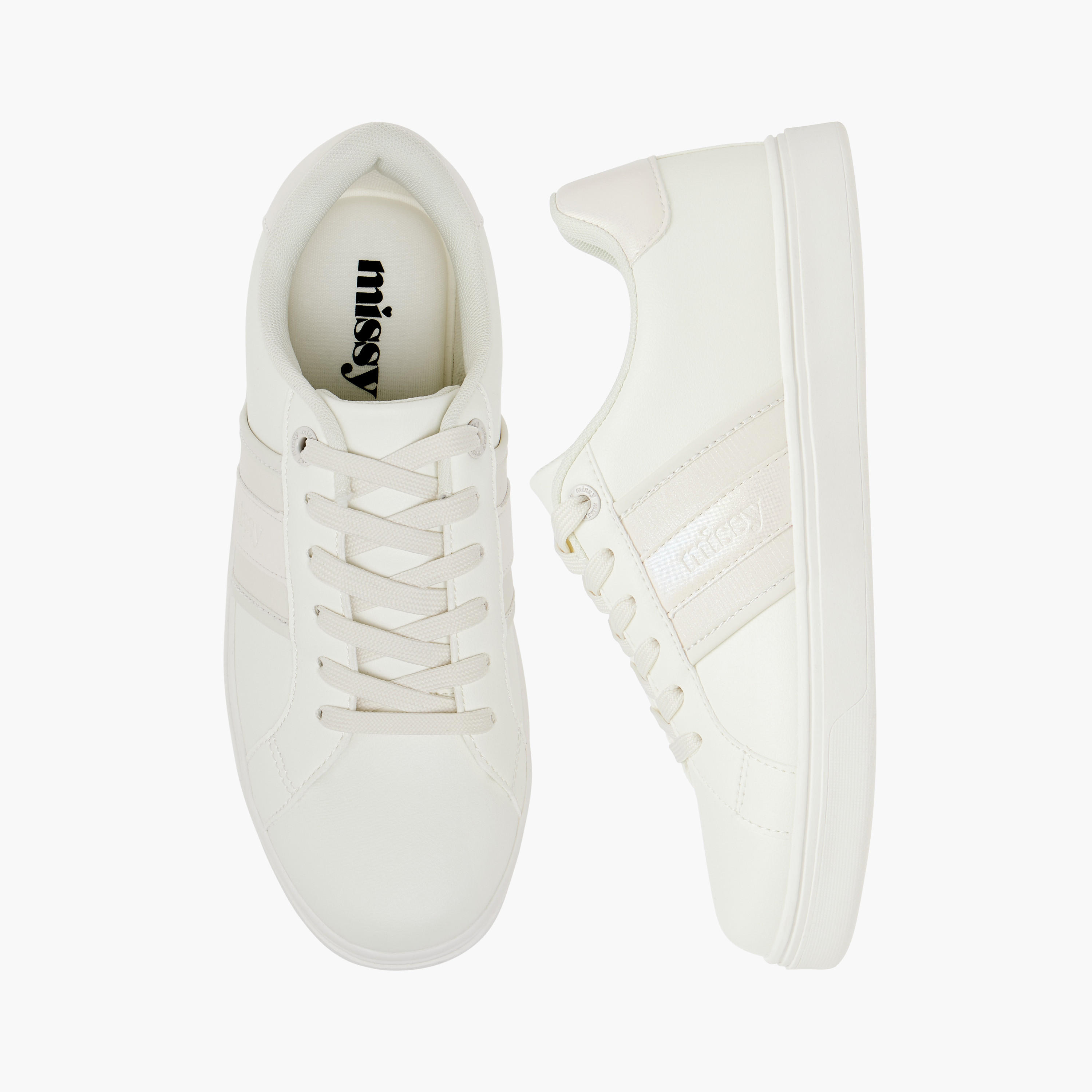Missy Panelled Sneakers with Lace-Up Closure-women-shoes-sneakers-image-1