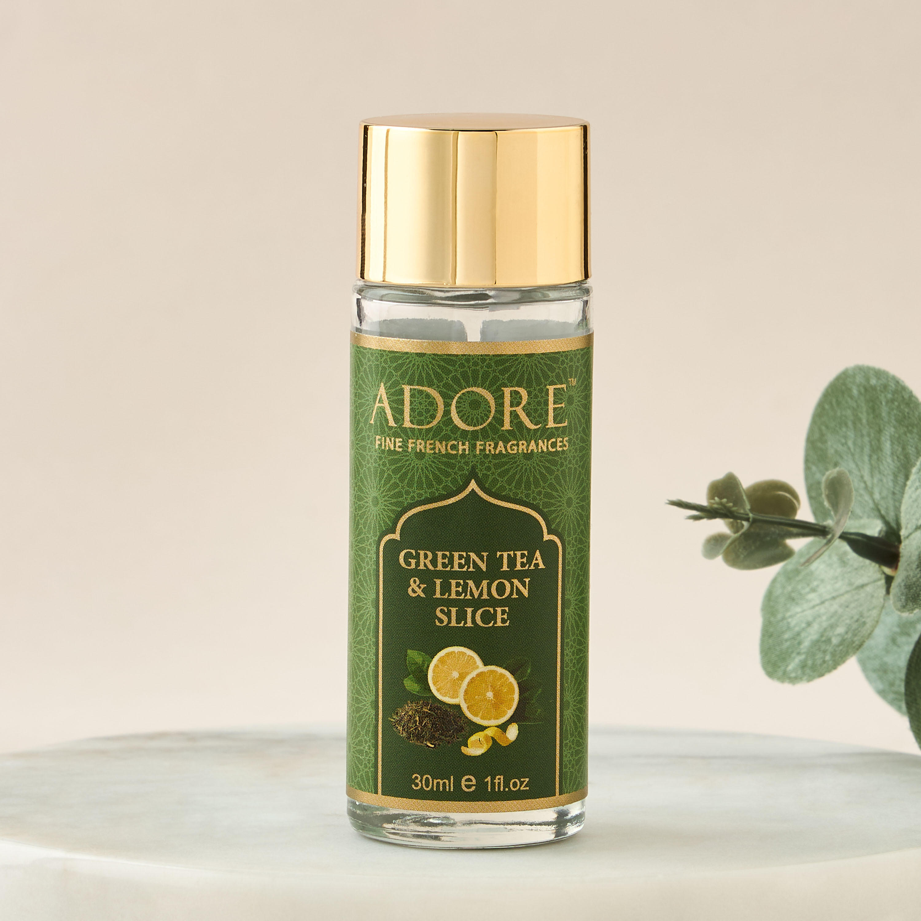 Adore Green Tea & Lemon Slice Home Fragrance Oil - 30 ml-household-homefragrance-fragranceoilsandessence-image-1