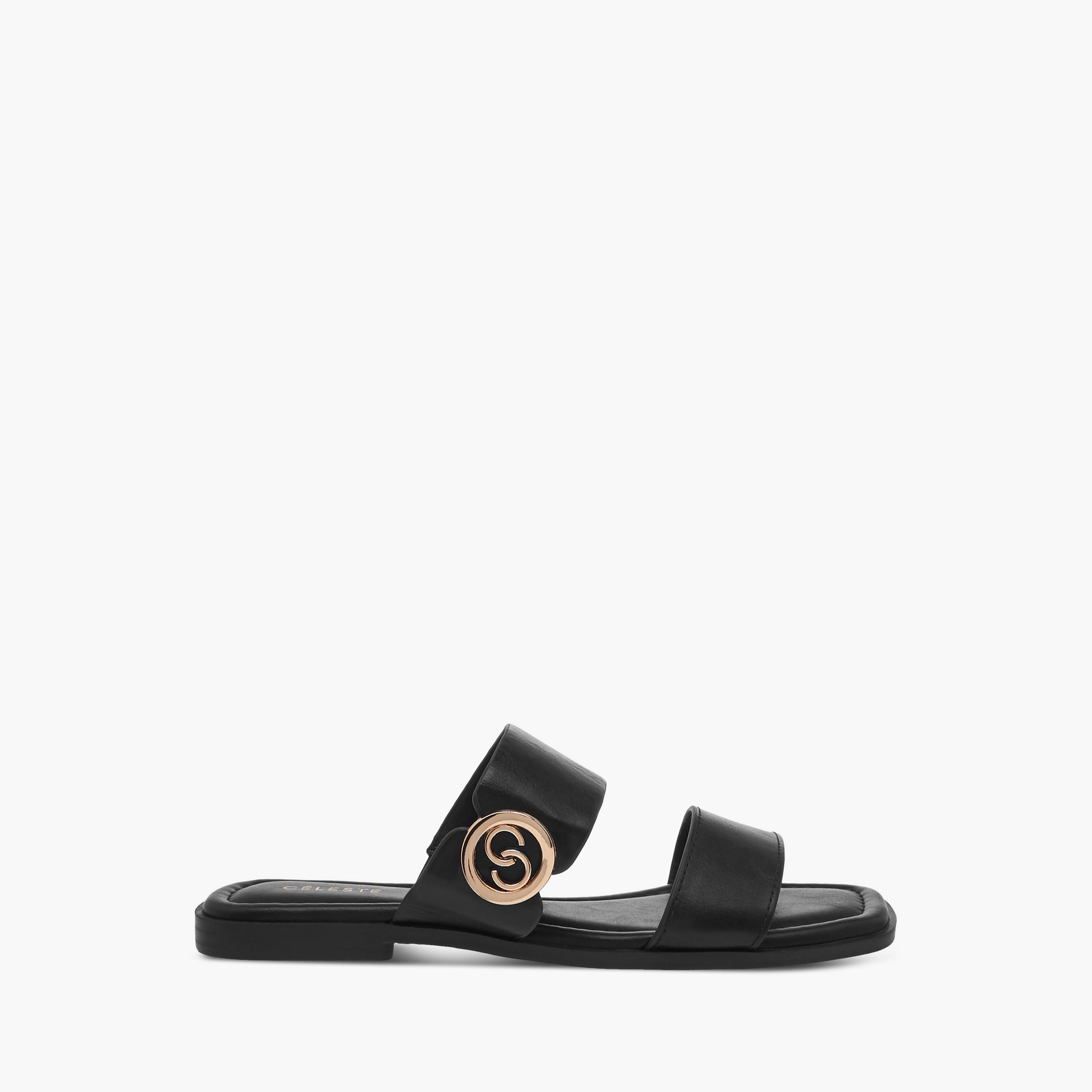Celeste Women's Solid Slip-On Sandals-women-shoes-flats-sandals-image-3