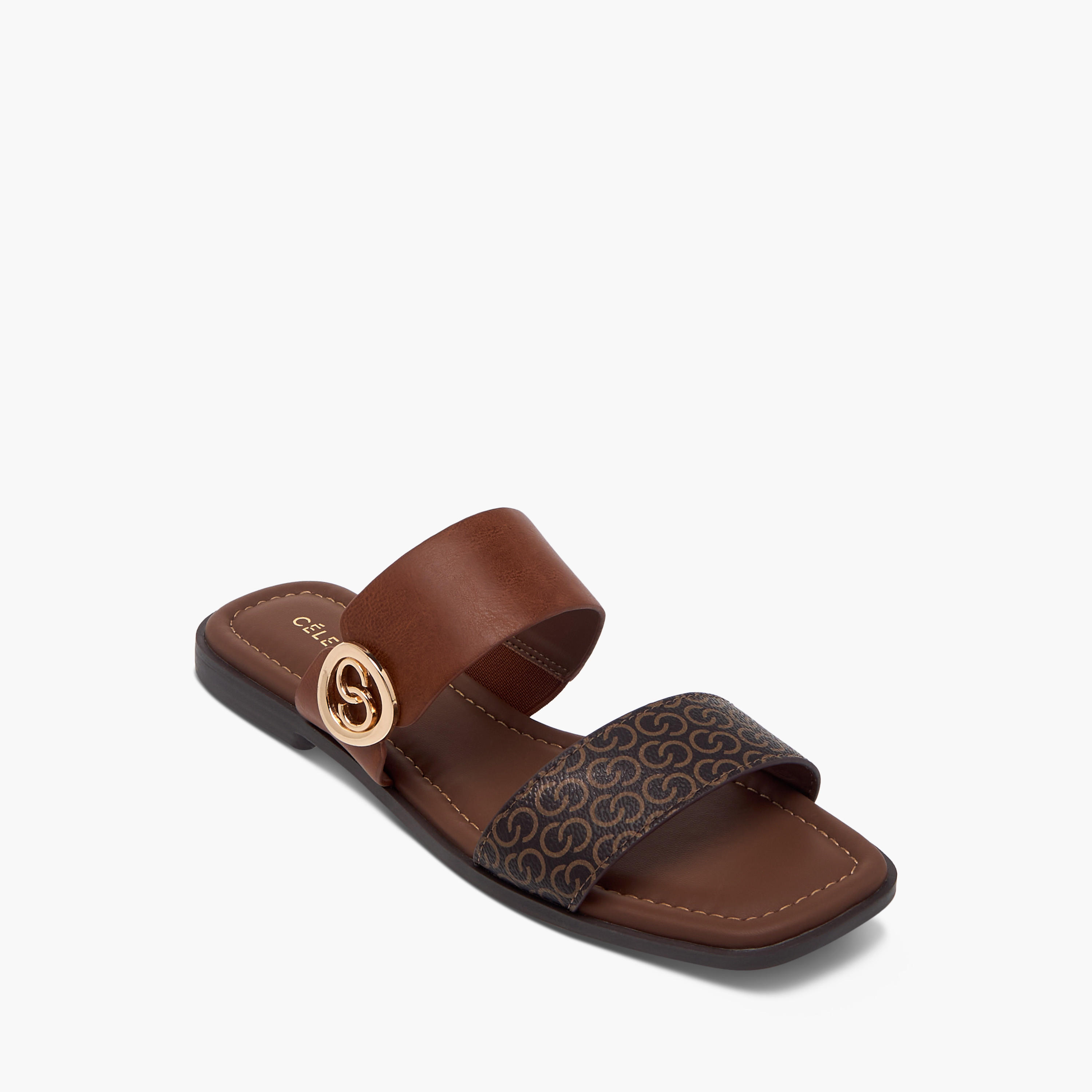 صندل سهل الارتداء بطبعات من سيليست-women-shoes-flats-sandals-image-2