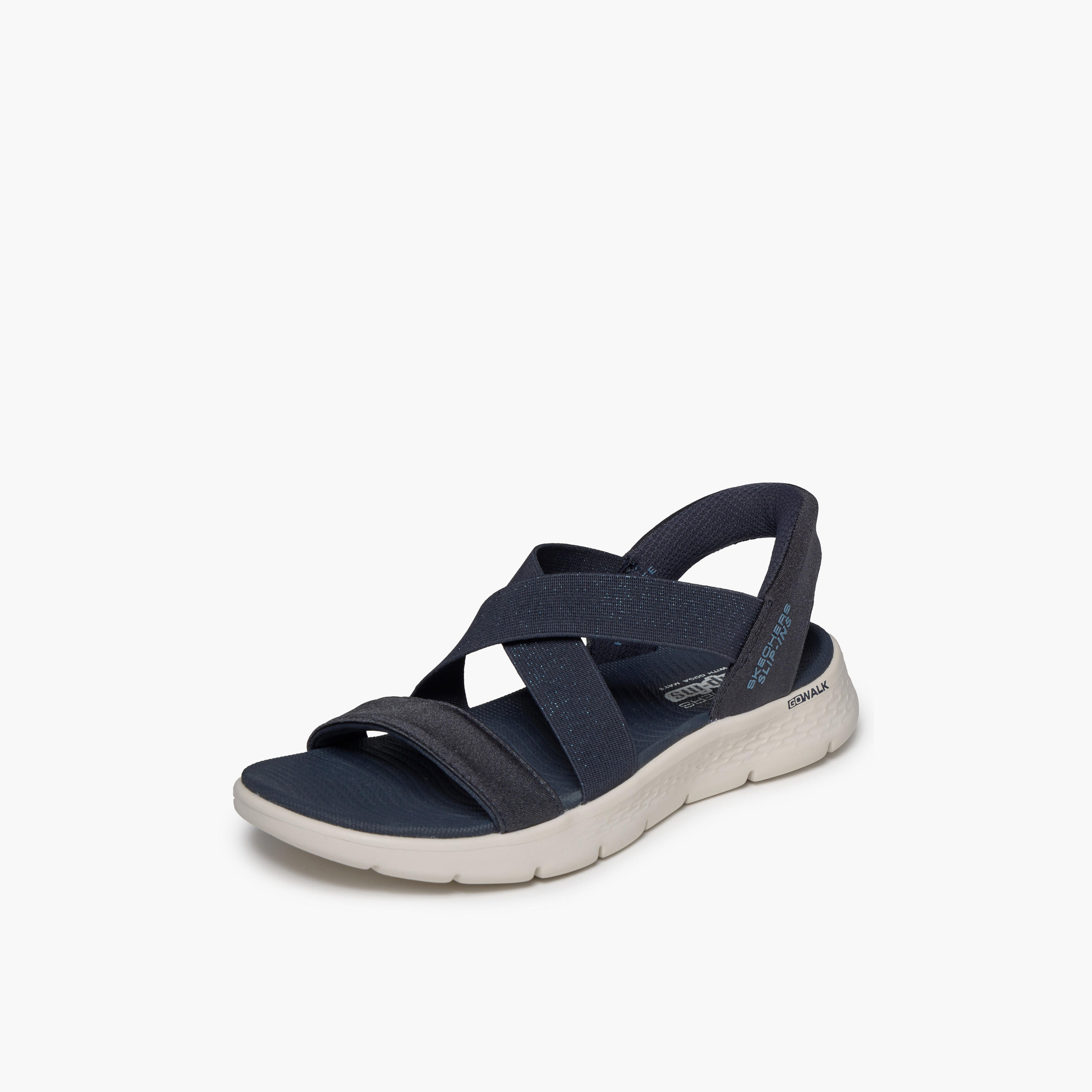 Skechers Women Go Walk Flex Slip-On Strap Sandals-sports-women-shoes-image-4