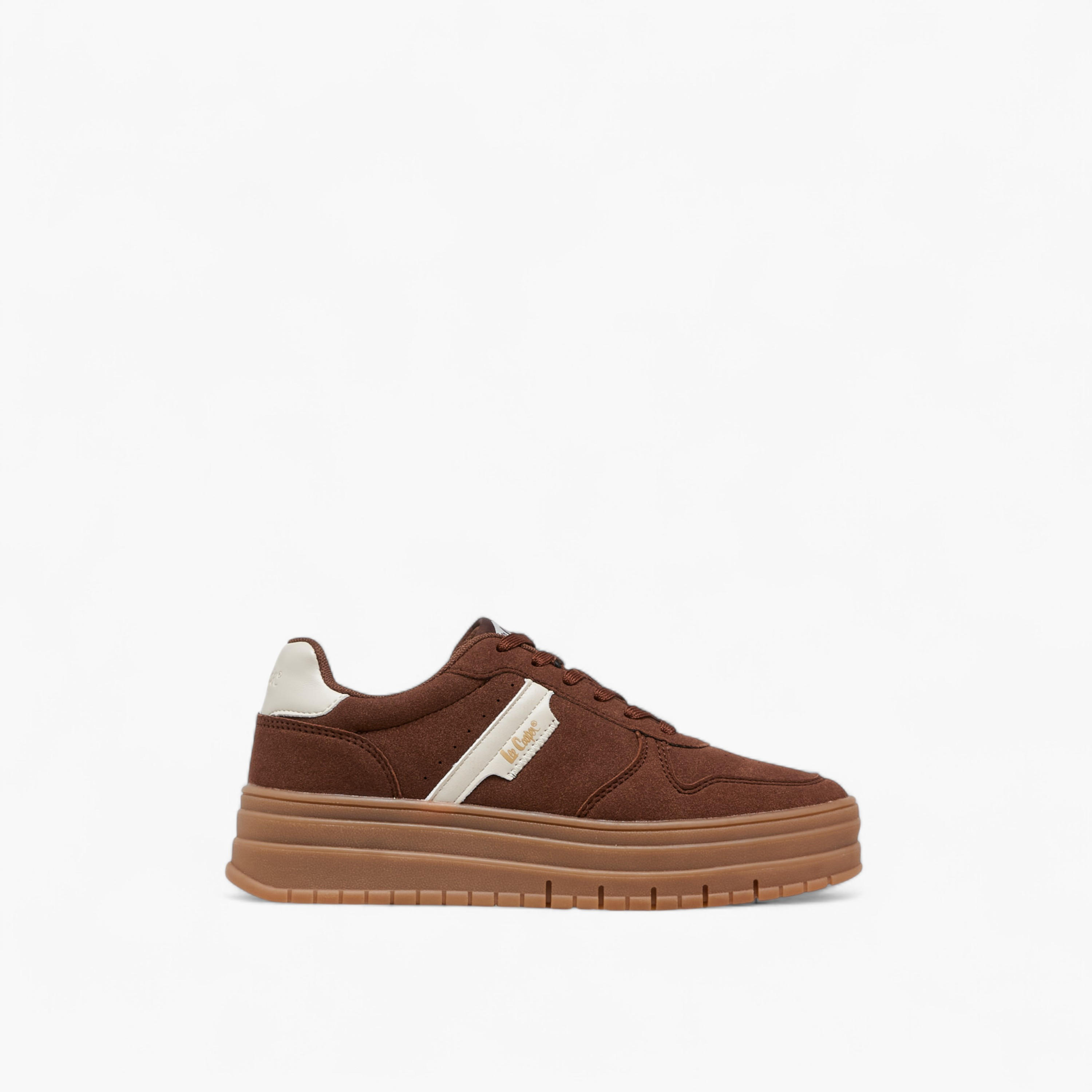 Lee Cooper Women's Perforated Lace-Up Sneakers-women-shoes-sneakers-image-3