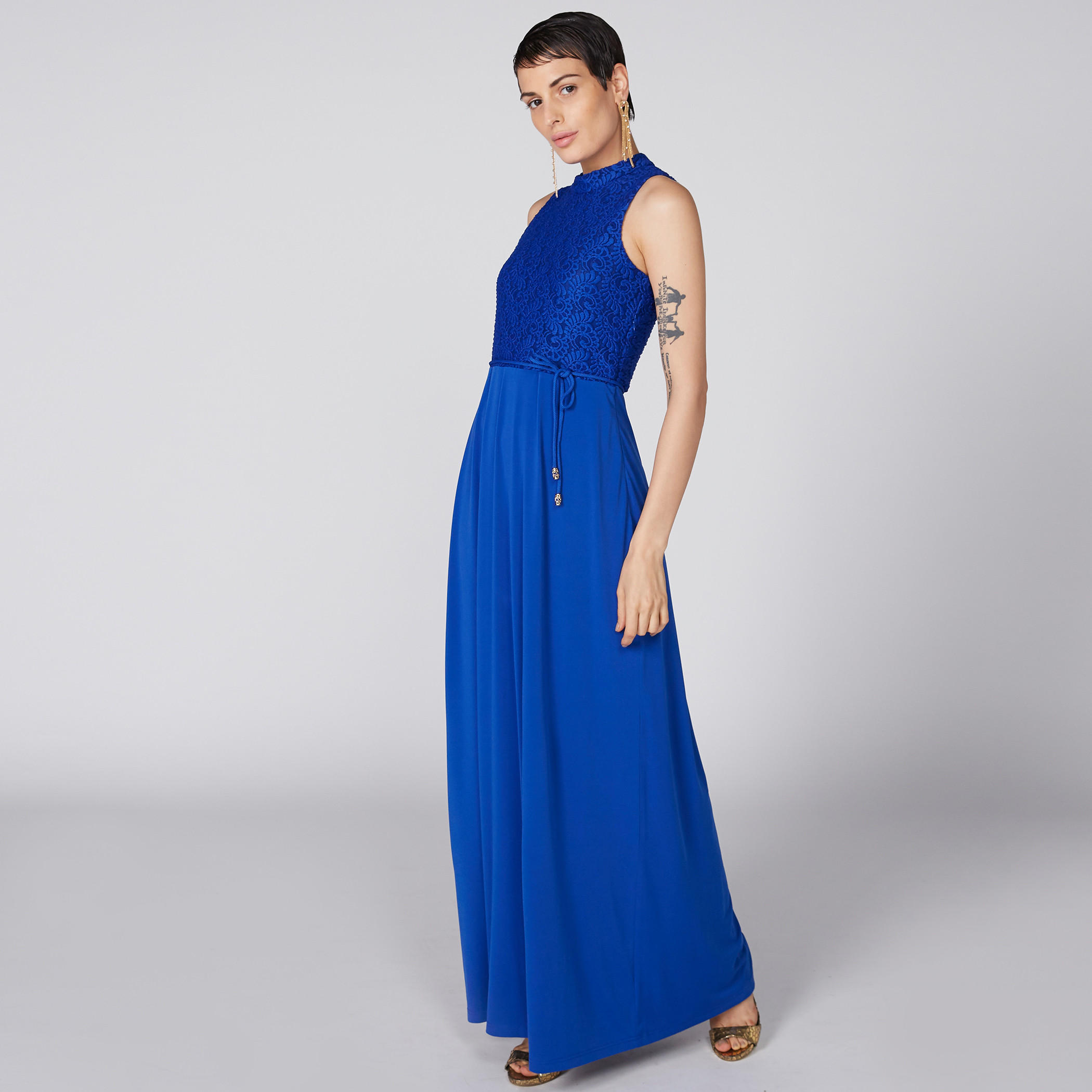 فستان طويل دون أكمام بمشبك إغلاق ناعم من إيل-women-clothing-dresses-image-2