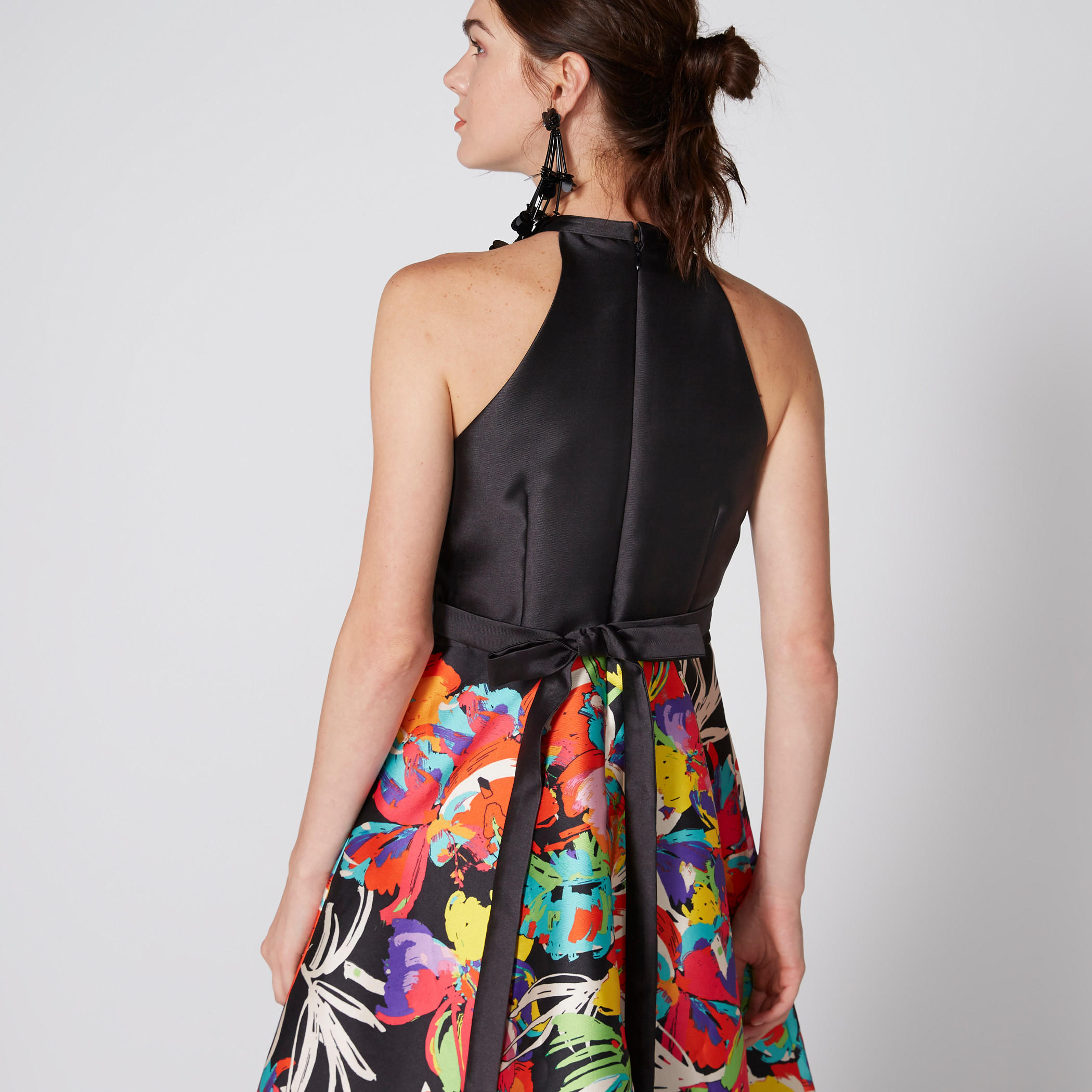 فستان بطبعات ورباط من إيل-women-clothing-dresses-image-2