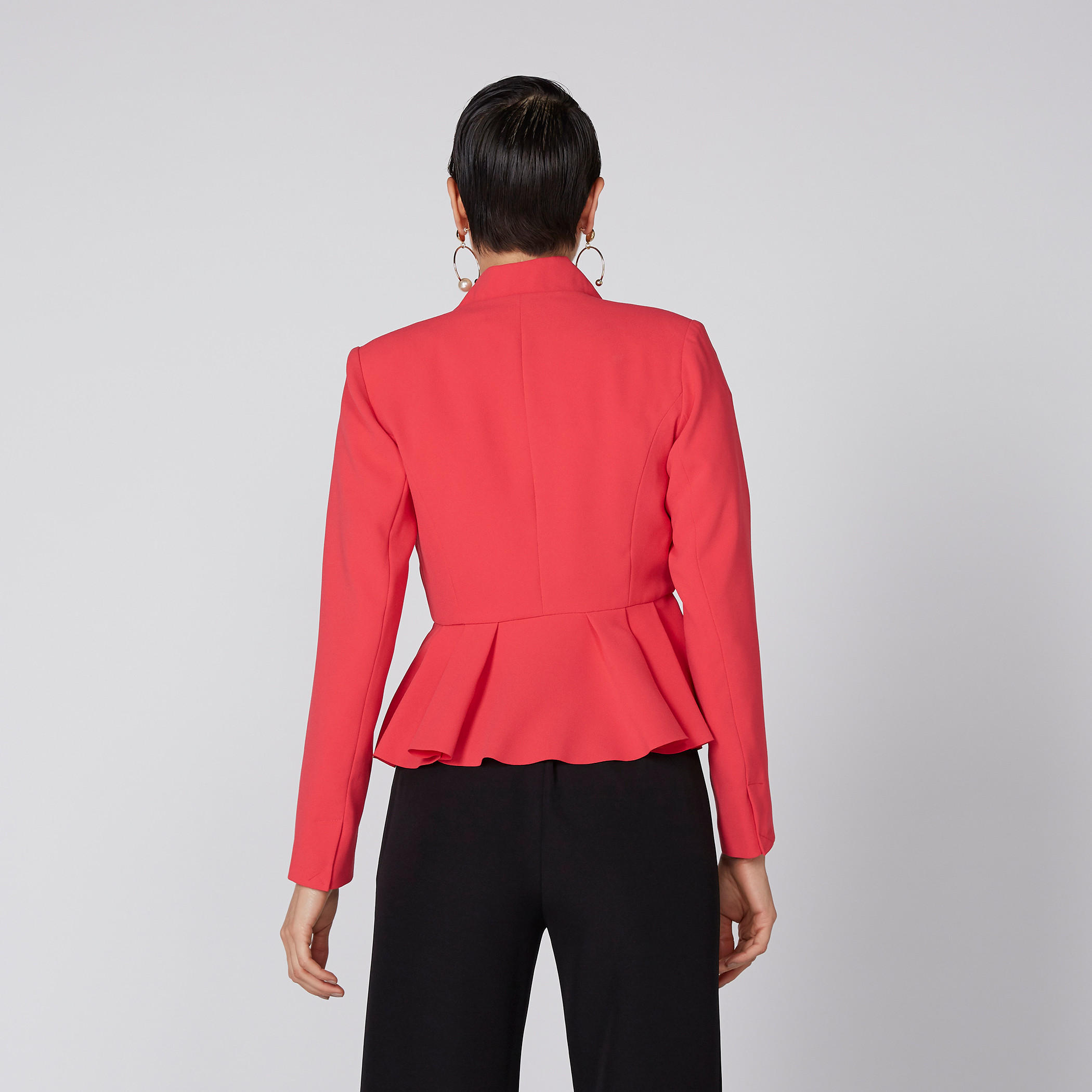 جاكيت بأكمام طويلة ومشبك إغلاق من إيل-women-winterwear-coatsandjackets-jackets-image-2
